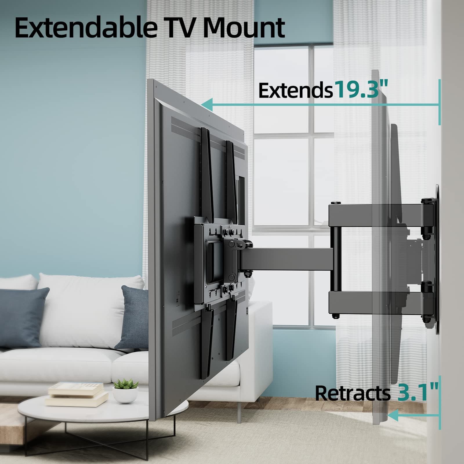 HC Mounting TV Wall Mount 26-65 Inch Black - Thumbnail 5