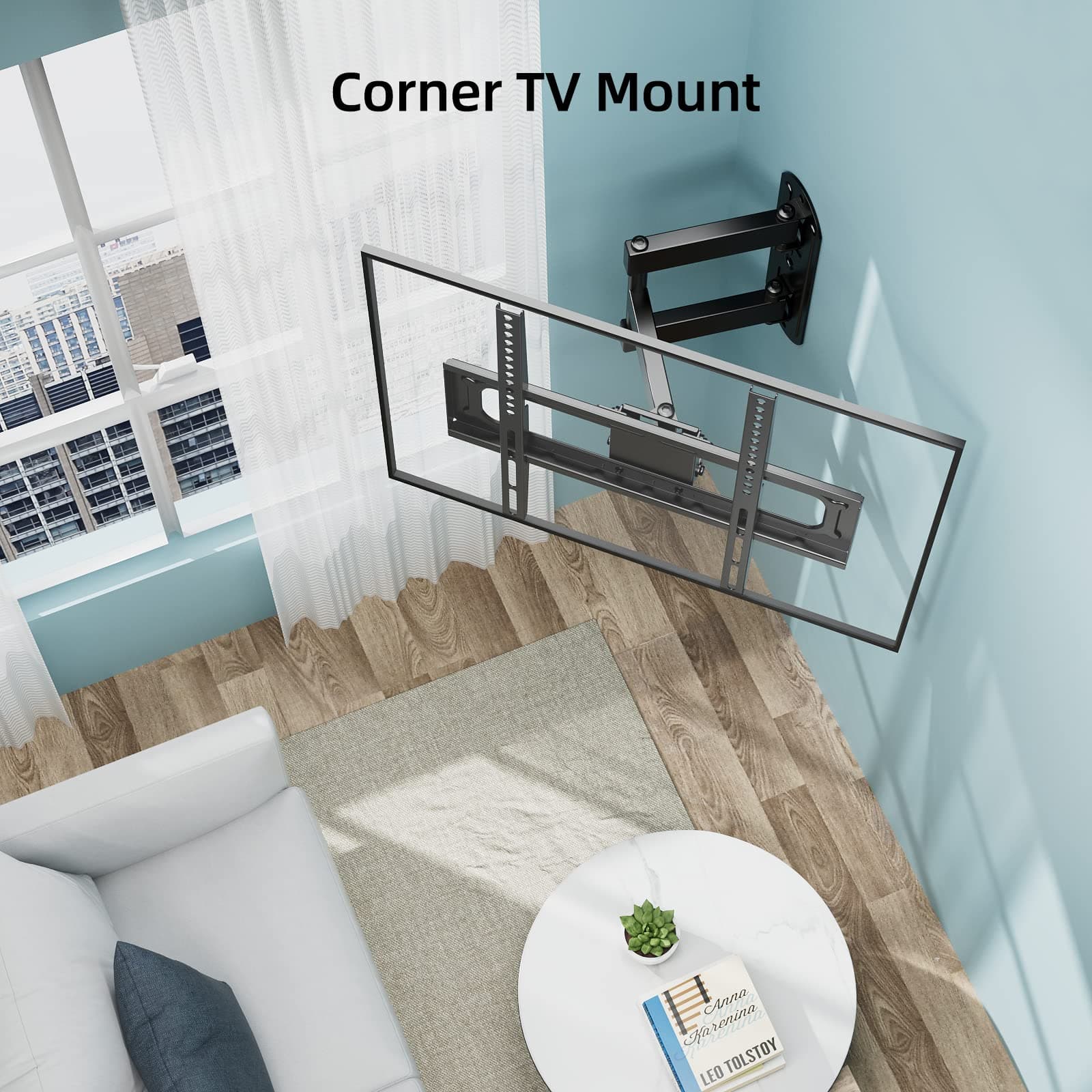 HC Mounting TV Wall Mount 26-65 Inch Black - Thumbnail 3