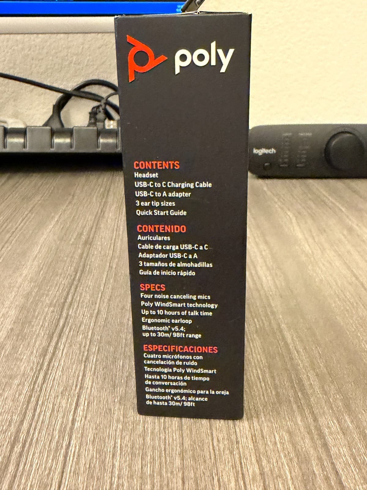 Poly Voyager Legend 30 Bluetooth Headset WindSmart USB-C iPhone iPad - Thumbnail 3
