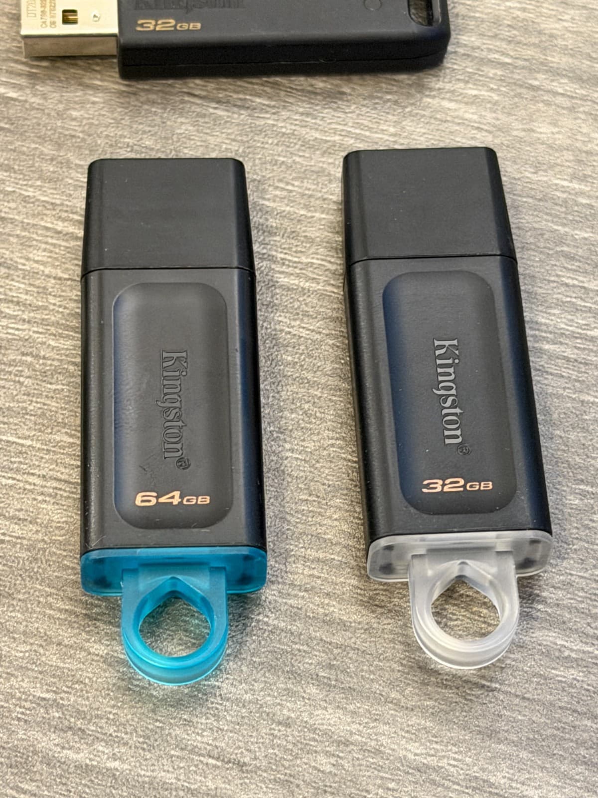 Lot of 5 Kingston USB Flash Drives 288GB Total DataTraveler 100 G3 128GB 64GB 32 - Thumbnail 4