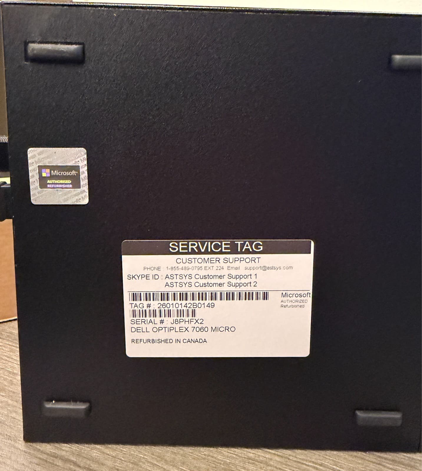 Dell OptiPlex 7060 Micro Desktop i7-8700T 8GB 256GB SSD Win 11 Pro - Thumbnail 5