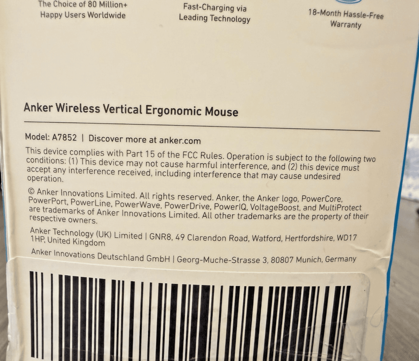 Anker Wireless Ergonomic Mouse Vertical A7852 - Thumbnail 5