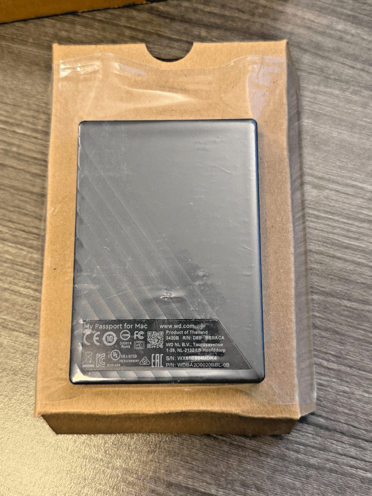 WD My Passport for Mac 2TB Portable External Hard Drive USB Open Box w/ Cable - Thumbnail 4