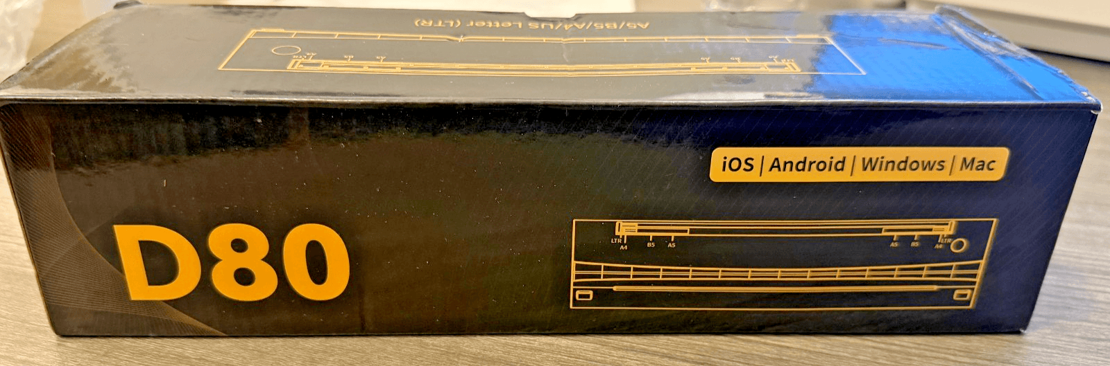 D80 Portable Thermal Tattoo Stencil Printer A4 Letter Wireless New - Thumbnail 3