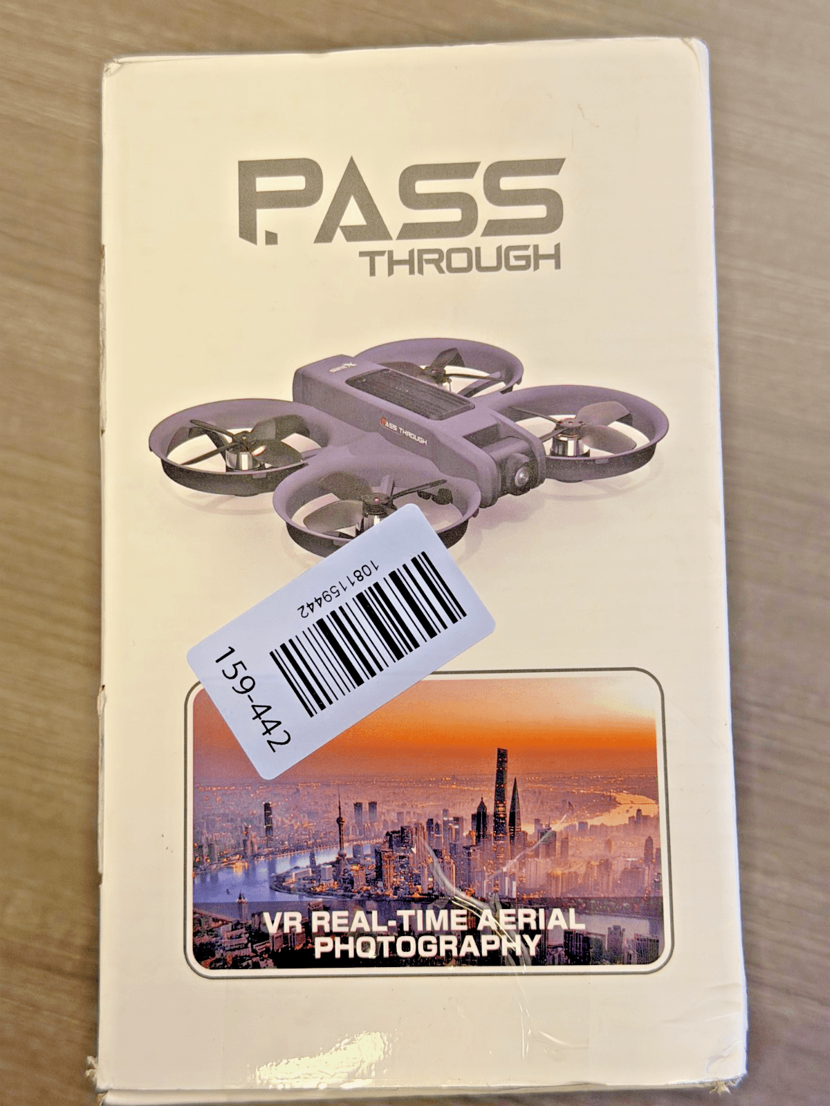 X226 VPass Through Brushless FPV Camera Drone VR Goggles Remote Open Box - Thumbnail 10