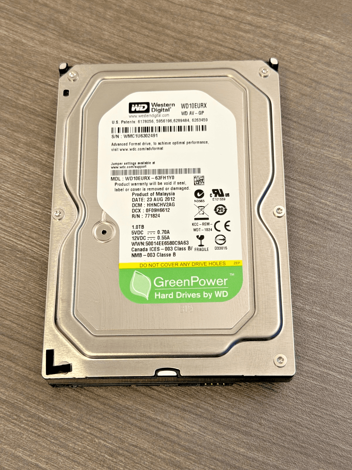 Lot of 6 SATA Hard Drives WD Seagate 3TB 1TB 320GB 2.5" 3.5" HDD - Thumbnail 9