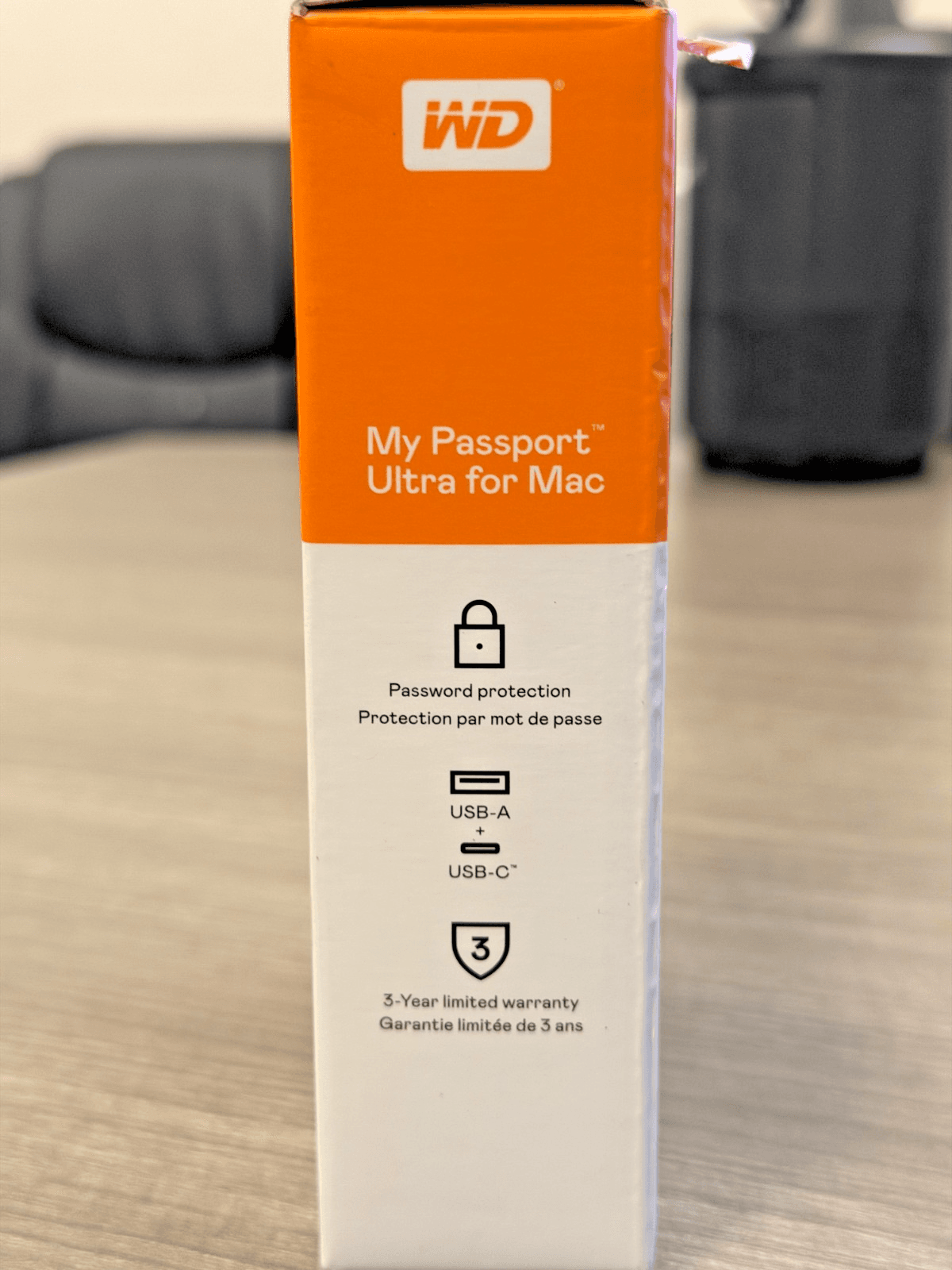 WD 2TB My Passport Ultra External Drive for Mac - Silver - Thumbnail 3