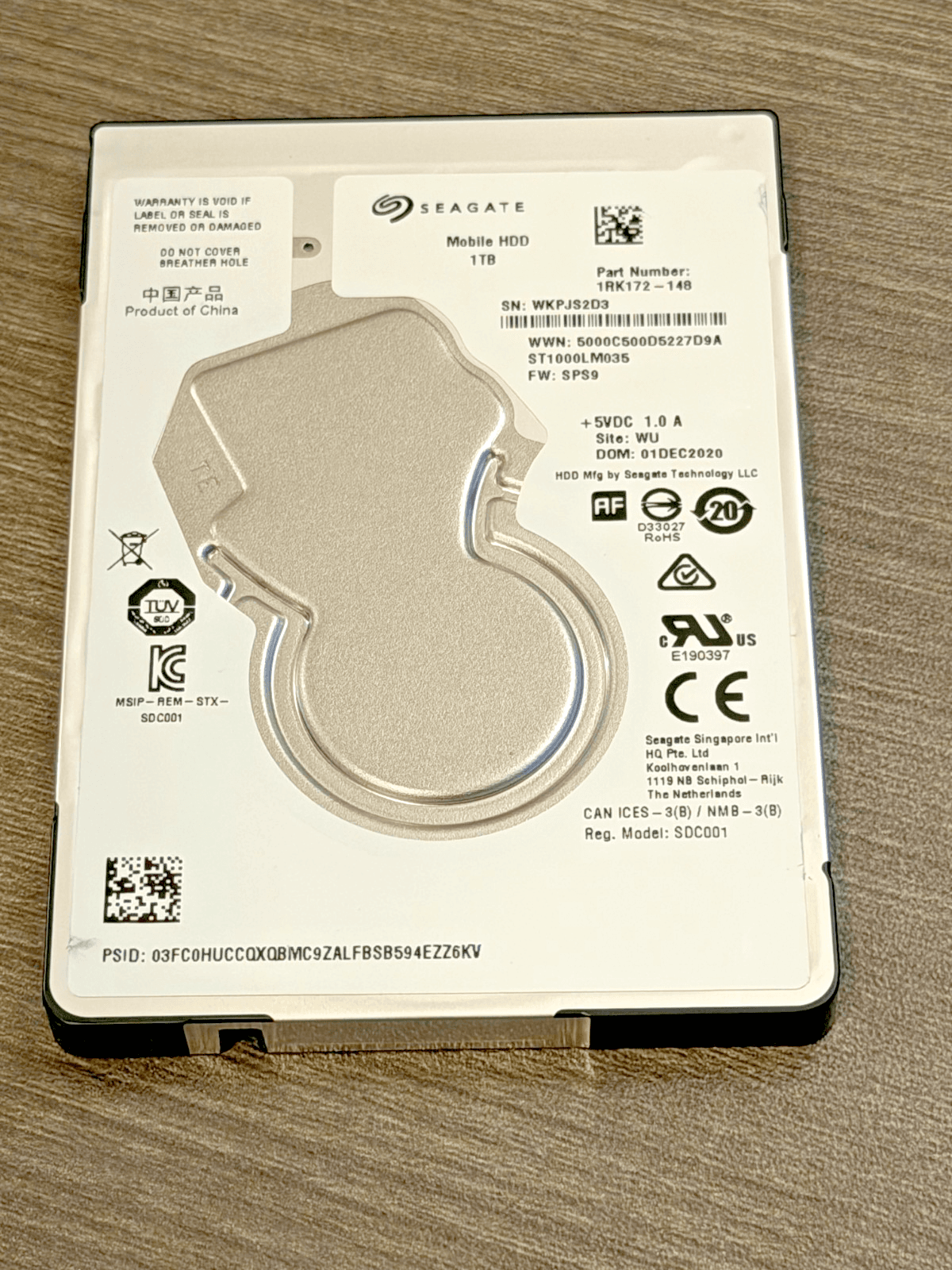 Lot of 6 SATA Hard Drives WD Seagate 3TB 1TB 320GB 2.5" 3.5" HDD - Thumbnail 4