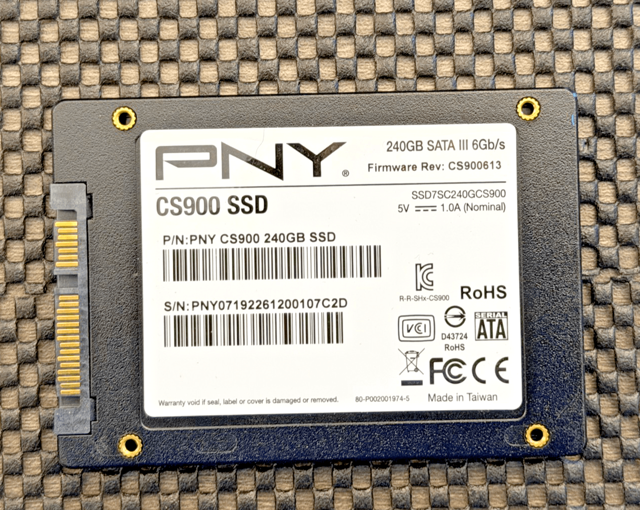 PNY CS900 240GB 2.5" SATA III SSD Solid State Drive - Thumbnail 2