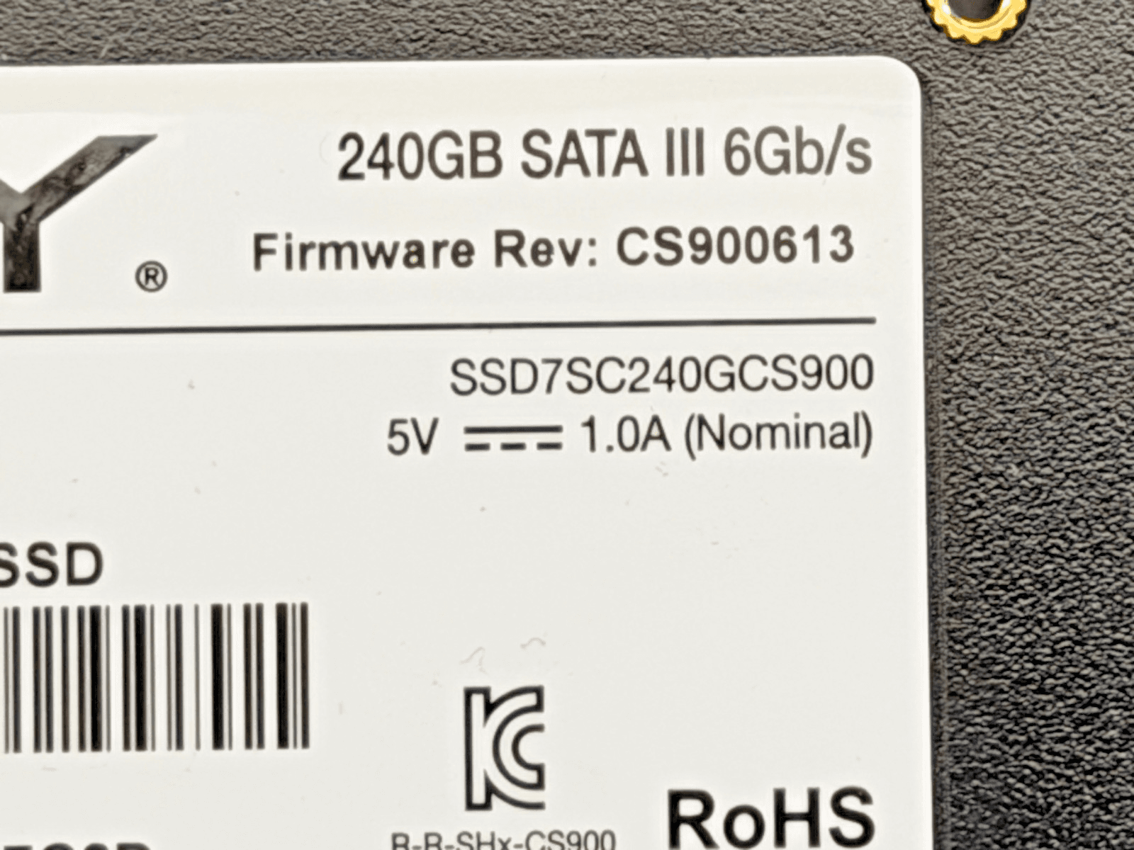 PNY CS900 240GB 2.5" SATA III SSD Solid State Drive - Thumbnail 3