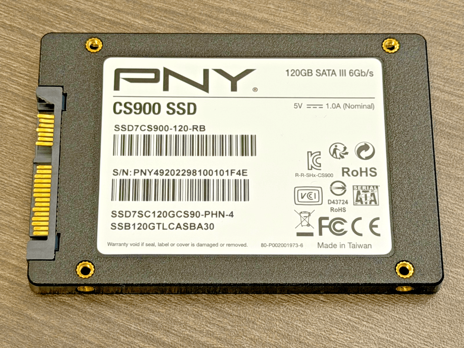 PNY CS900 120GB 2.5" SATA III Internal SSD Solid State Drive - Thumbnail 2