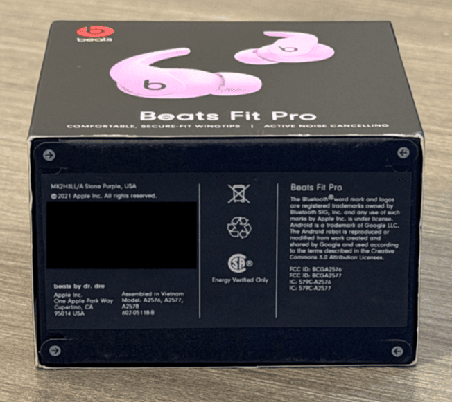 Beats Fit Pro True Wireless Earbuds Stone Purple MK2H3LL/A New Sealed - Thumbnail 5