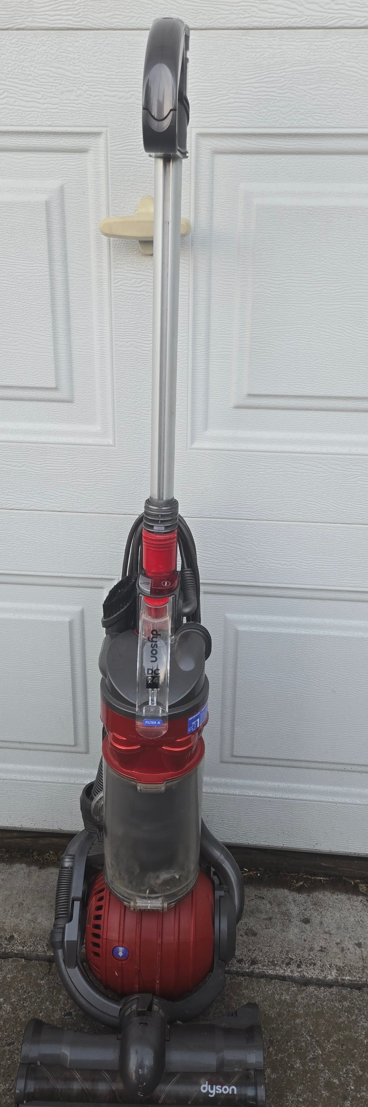 Dyson DC24 Upright Vacuum Cleaner Red