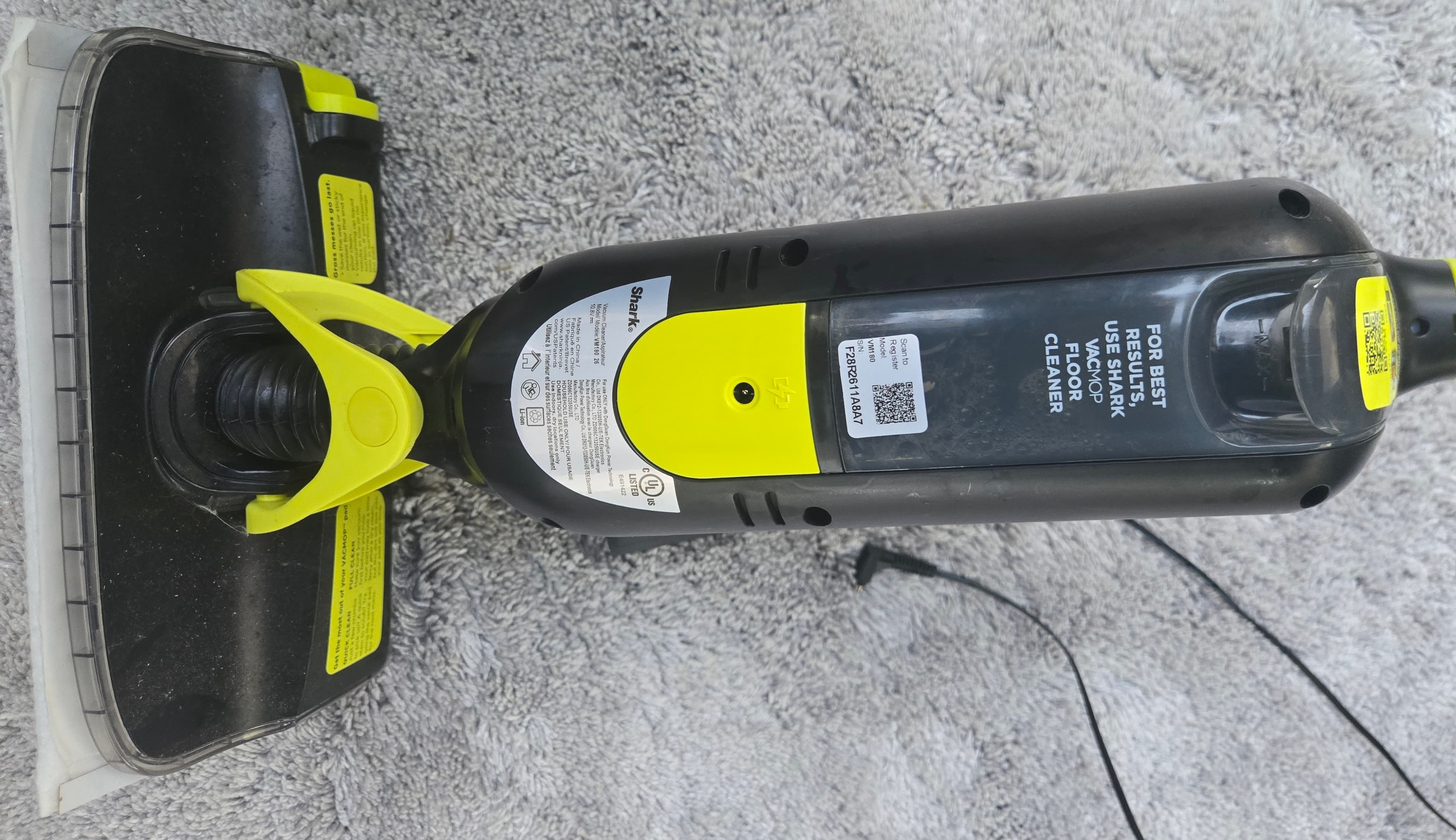 Shark VACMOP Cordless Vacuum Mop with Charger - Thumbnail 4