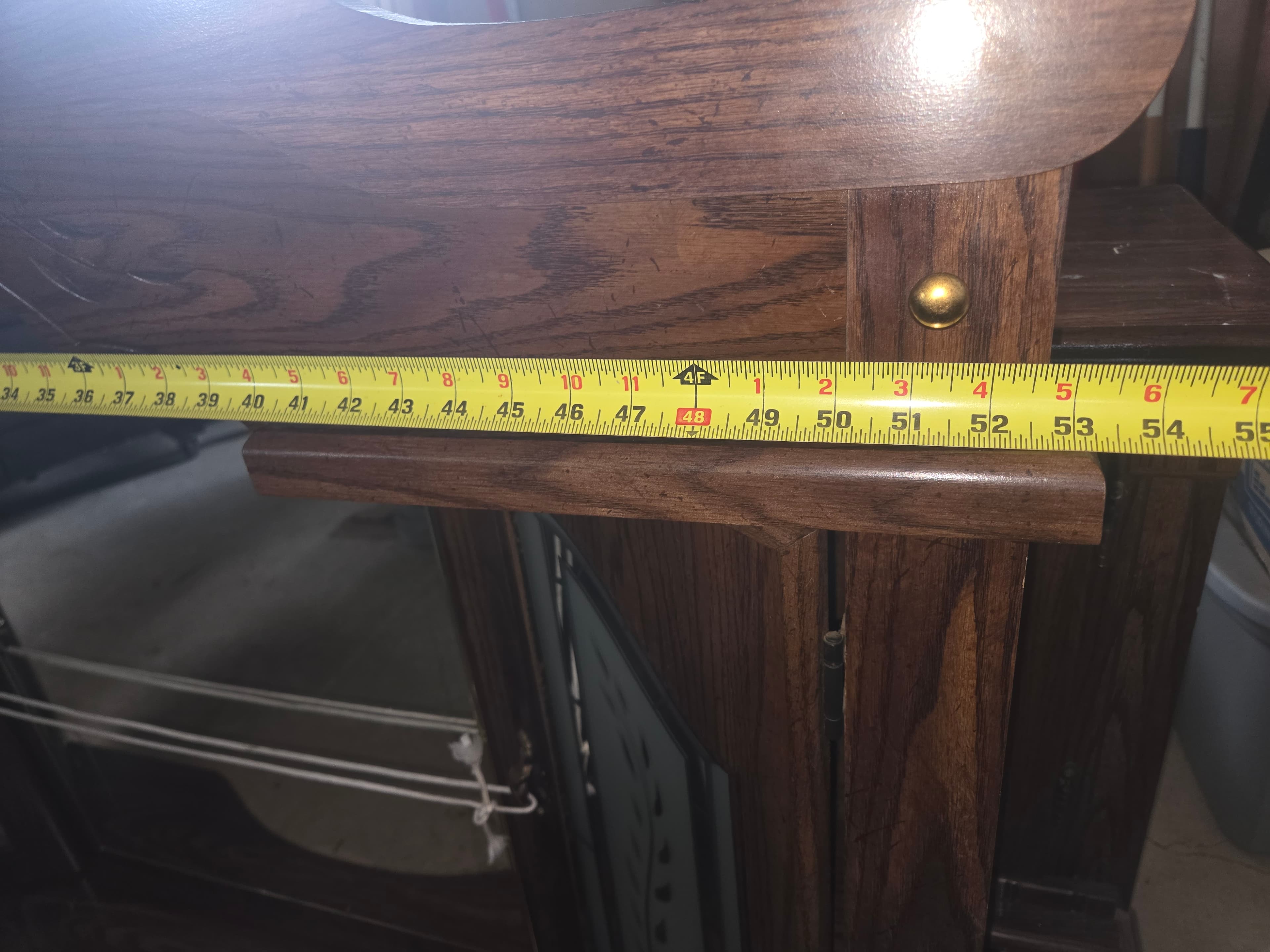 Vintage Wooden Dresser with Mirror and Storage - Thumbnail 10
