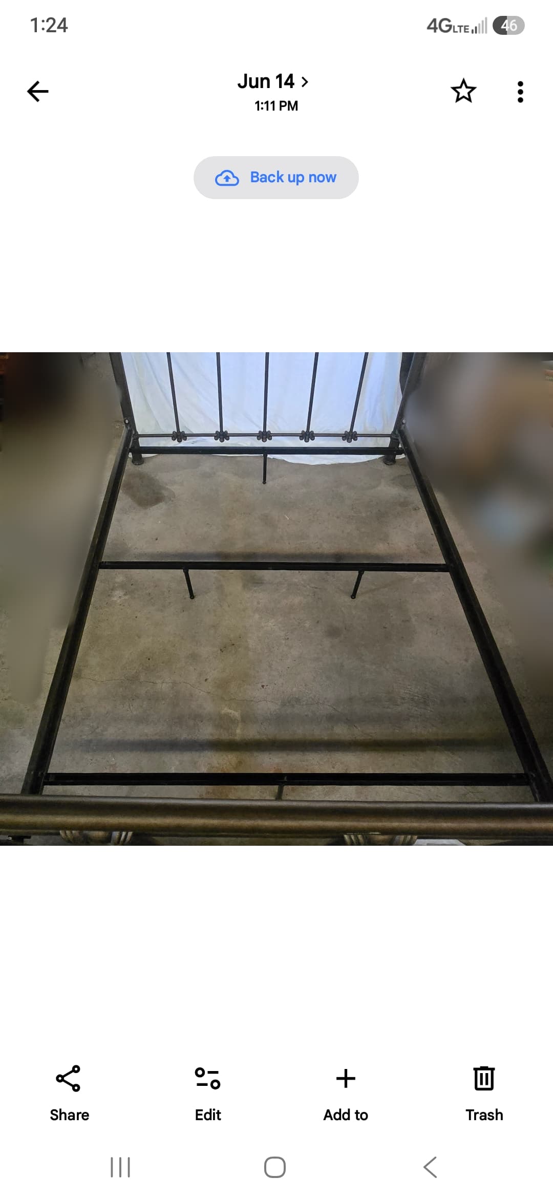 Metal Bed Frame with Headboard and Footboard - Thumbnail 2
