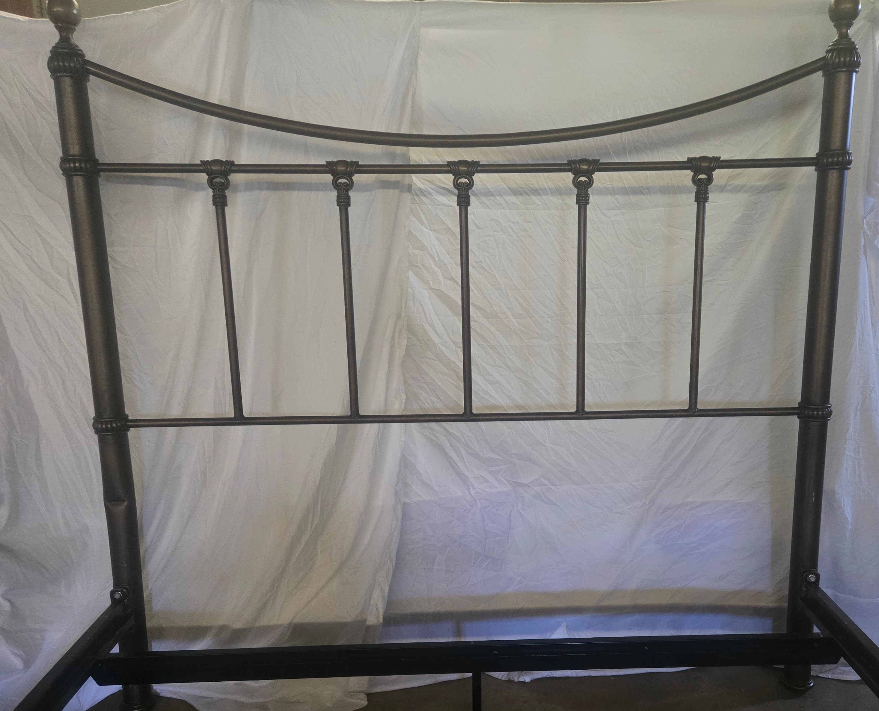 Metal Bed Frame with Headboard and Footboard - Thumbnail 4