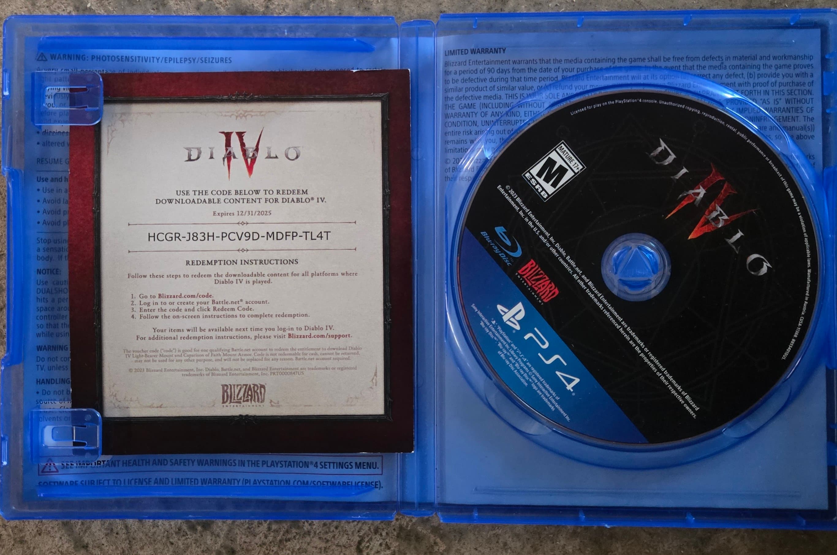 Diablo IV PS4 Cross-Gen Bundle Game - Thumbnail 2