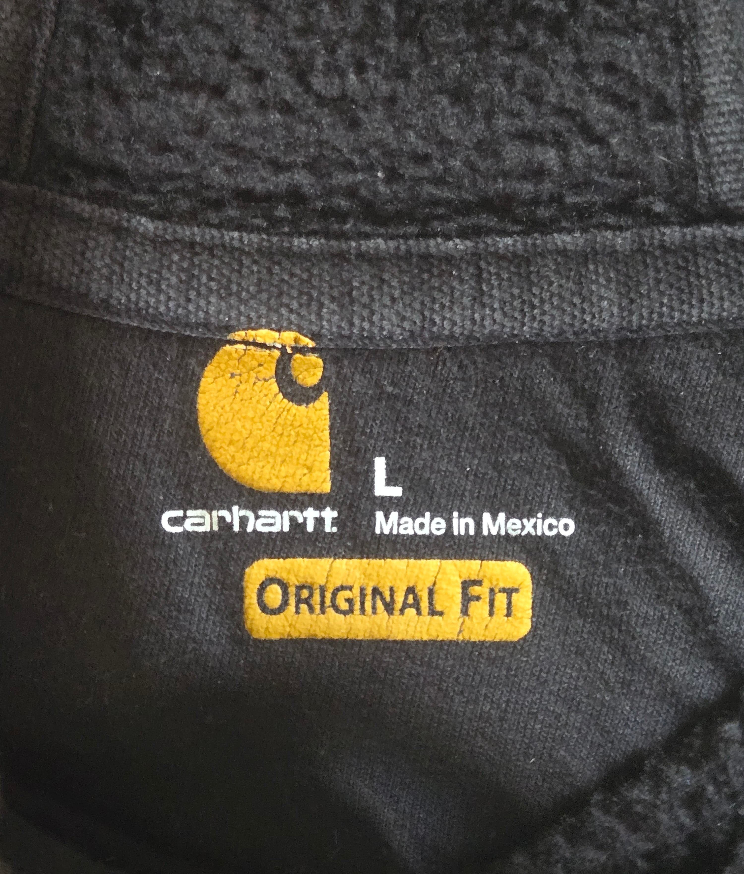 Carhartt Original Fit Hoodie Black Size L - Thumbnail 3