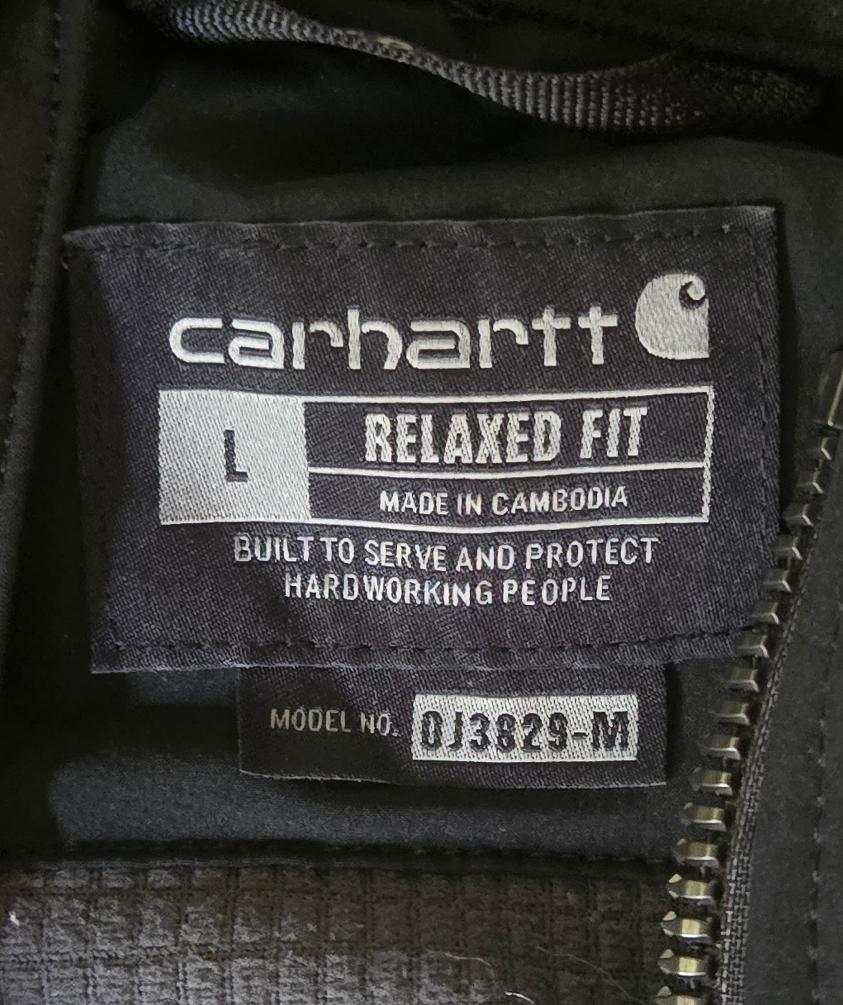 Carhartt Relaxed Fit Hooded Jacket Large - Thumbnail 3