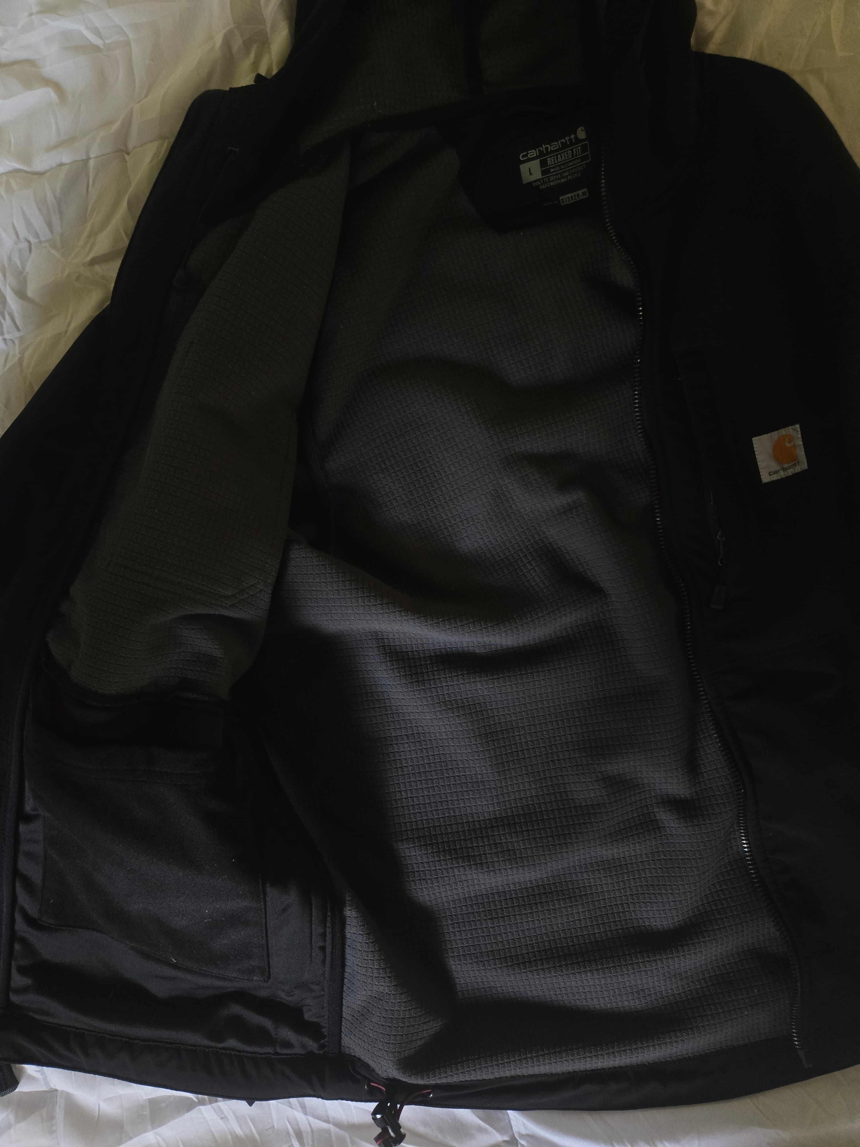 Carhartt Relaxed Fit Hooded Jacket Large - Thumbnail 4