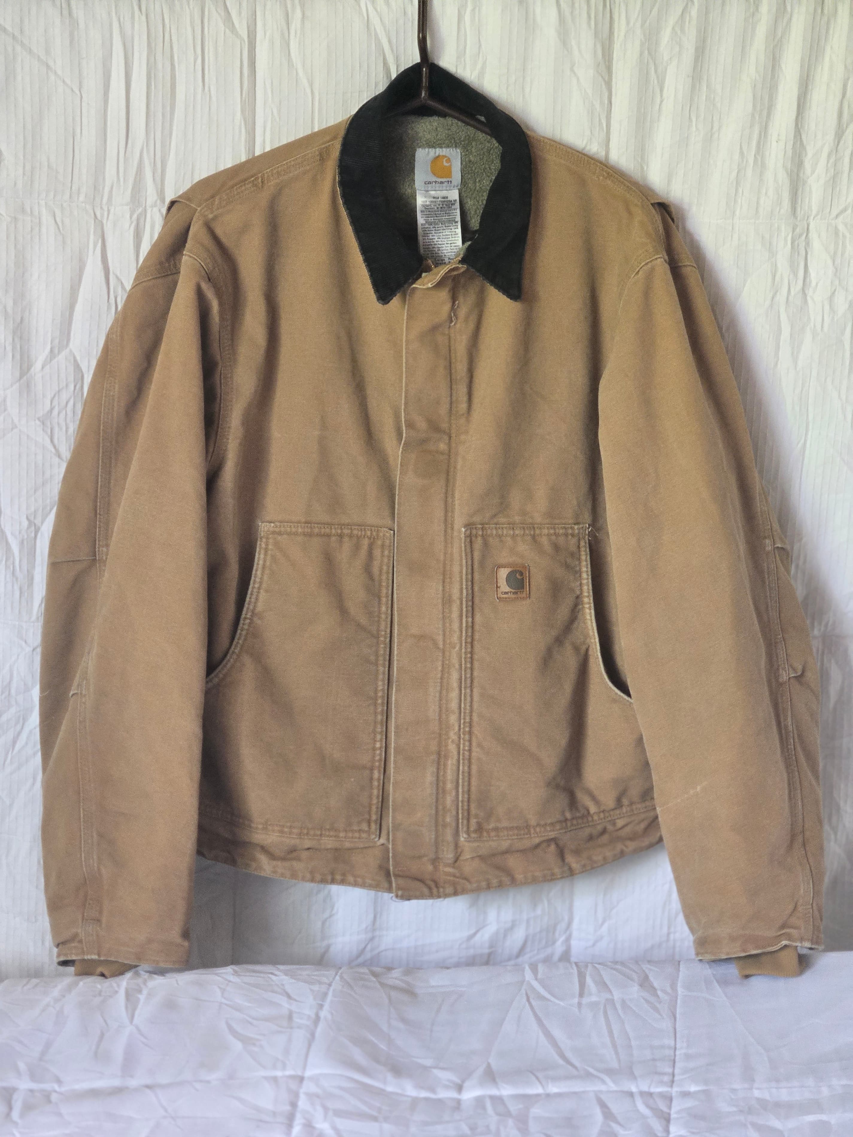 Carhartt Men's Brown Jacket Size Large