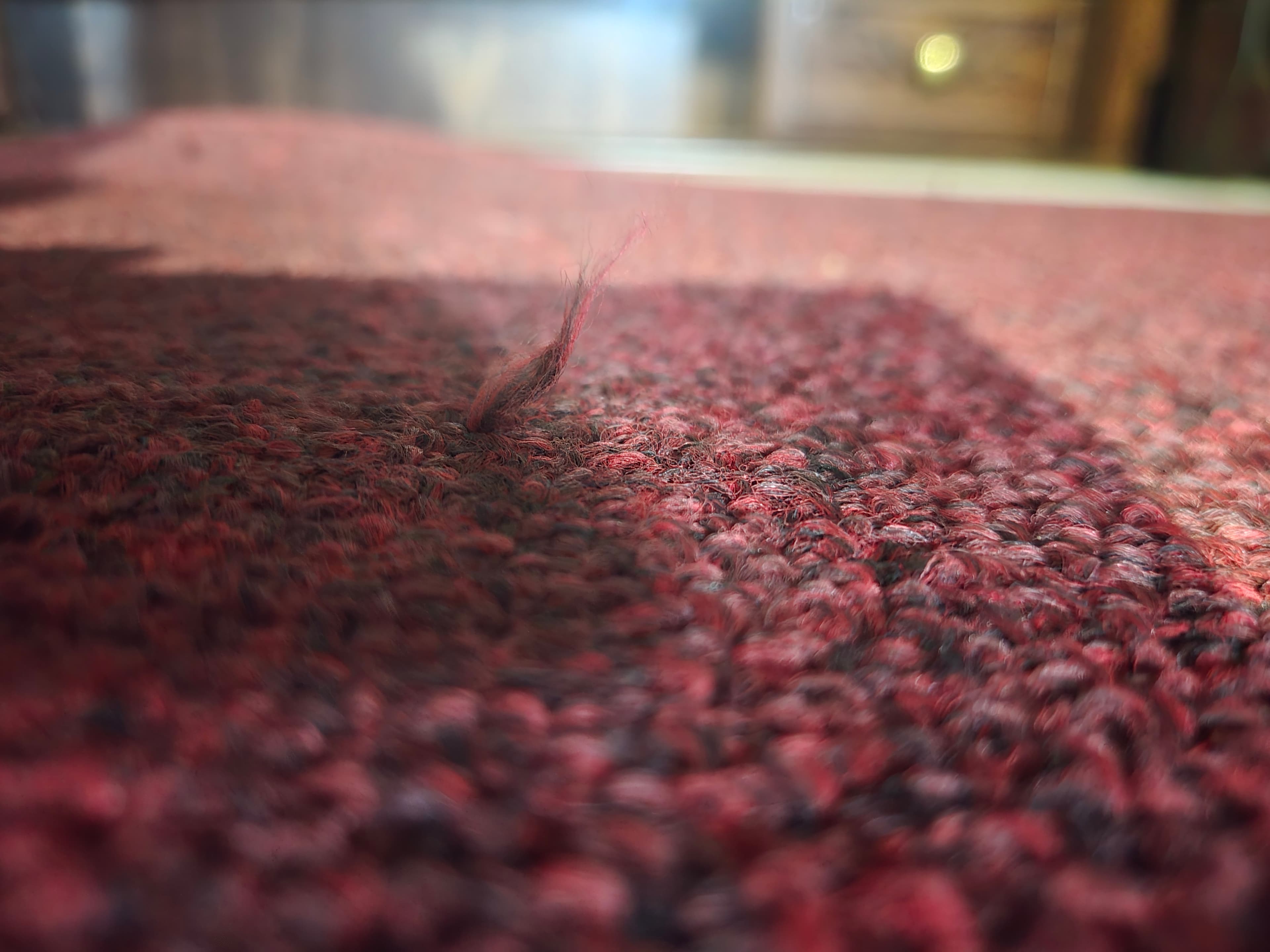 Red Area Rug with Subtle Texture - Thumbnail 7