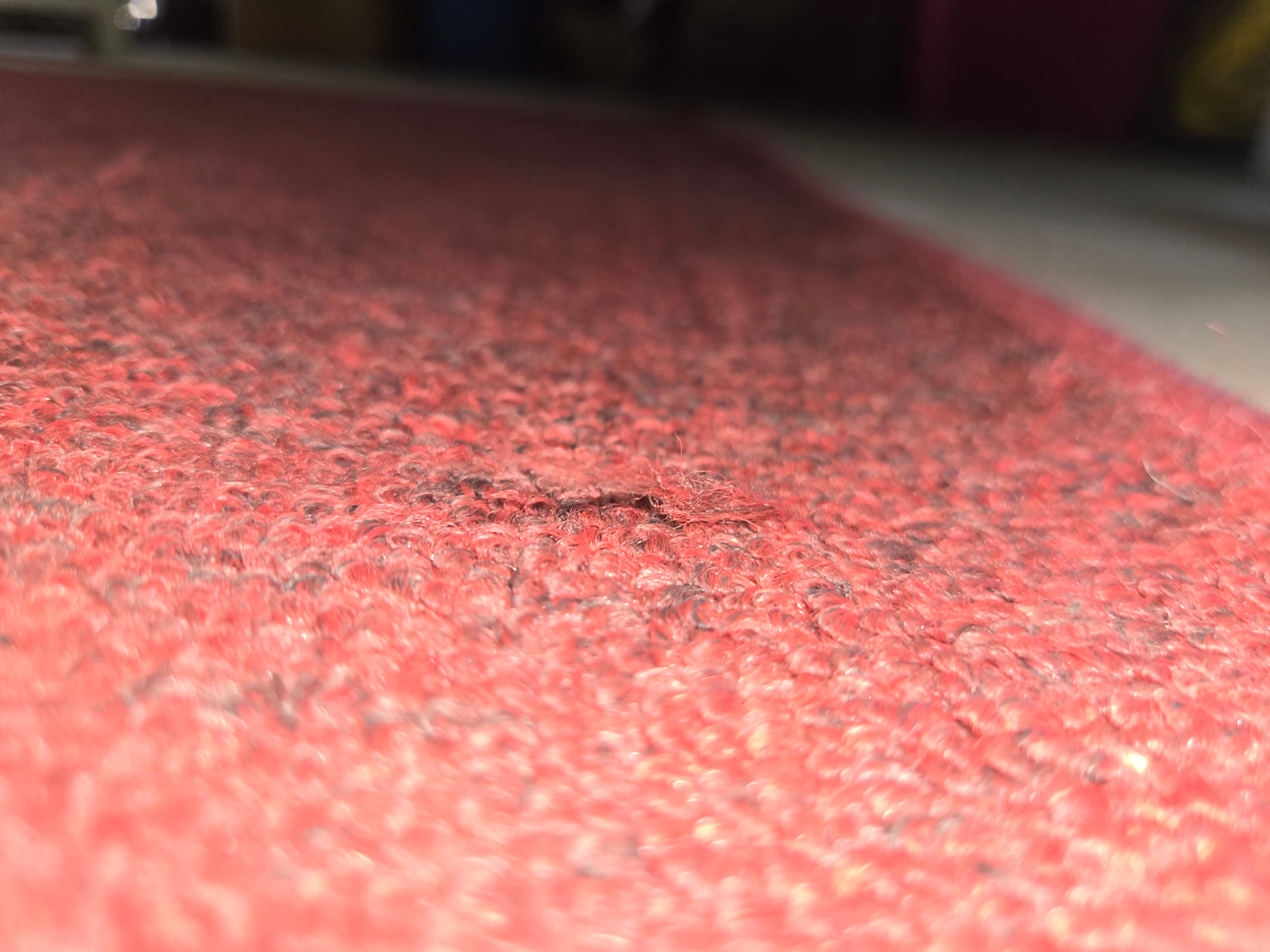 Red Area Rug with Subtle Texture - Thumbnail 5