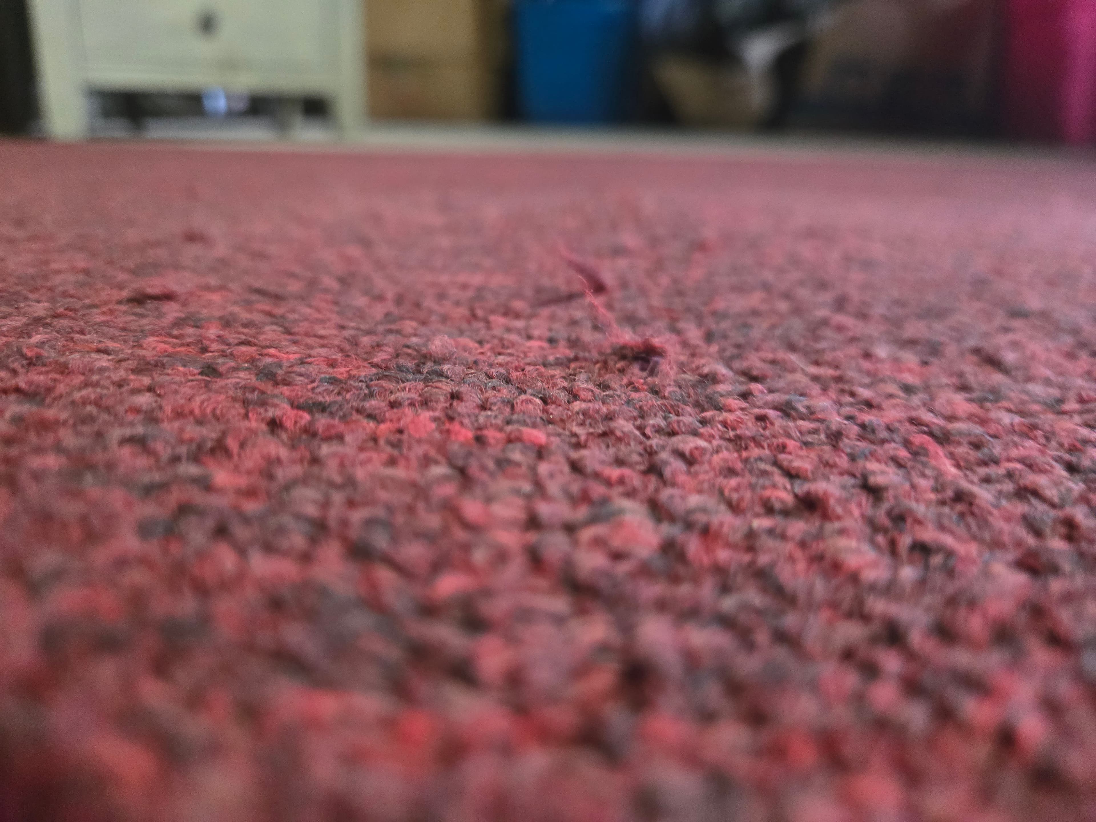 Red Area Rug with Subtle Texture - Thumbnail 6