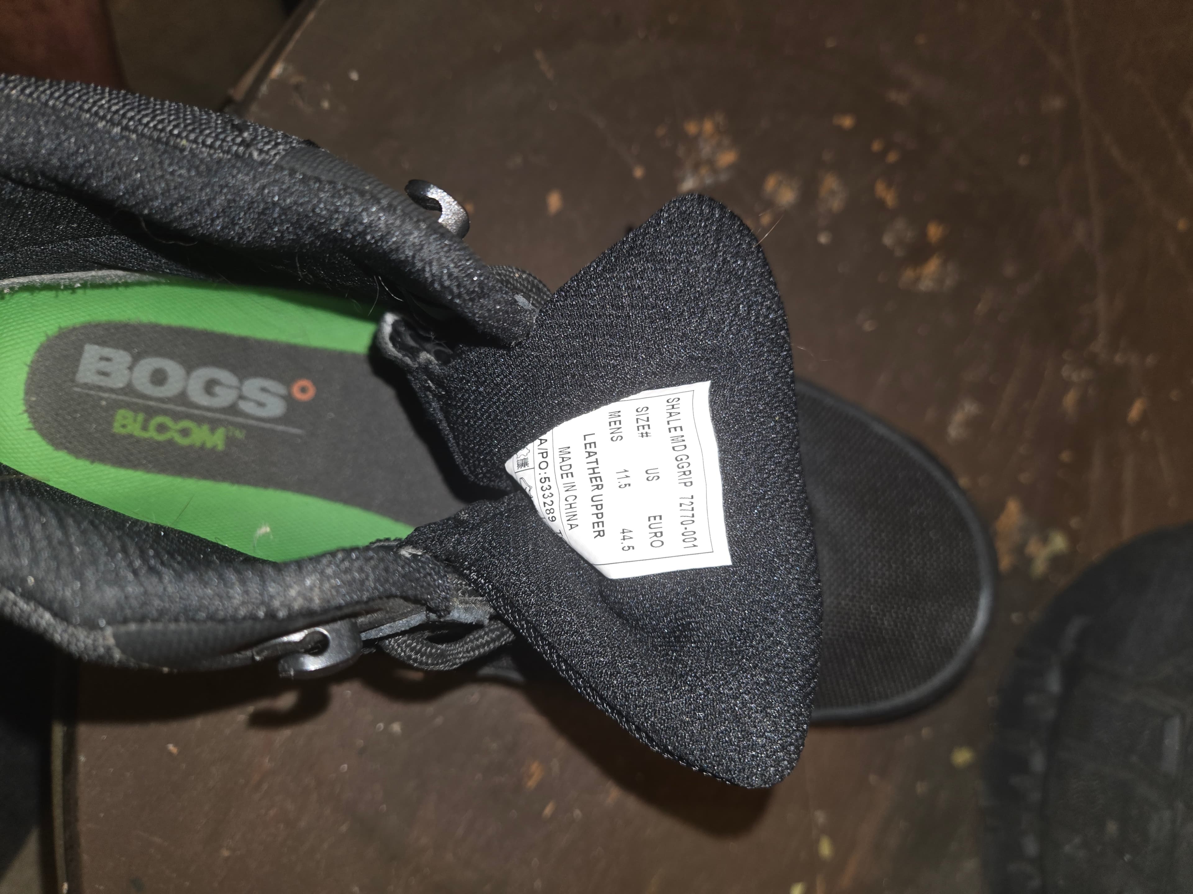 Bogs Men's Shale Mid Grip Boots Size 11.5 - Thumbnail 4