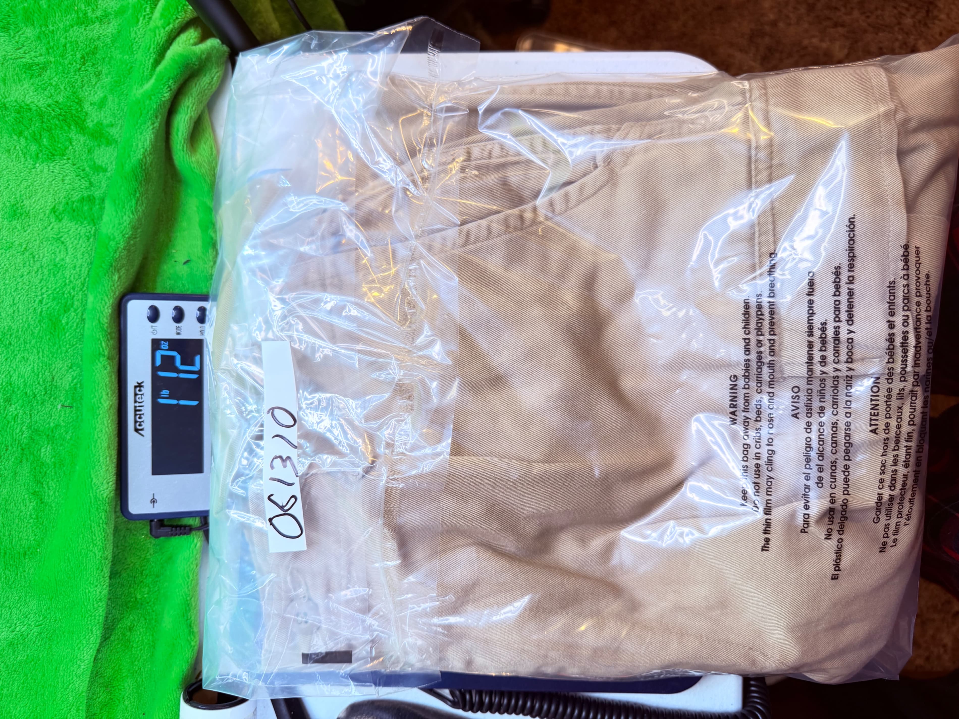 Vtg Cabela's Sidney NE Cargo Pants Mens 36x30 Khaki 100% Cotton USA - Thumbnail 13