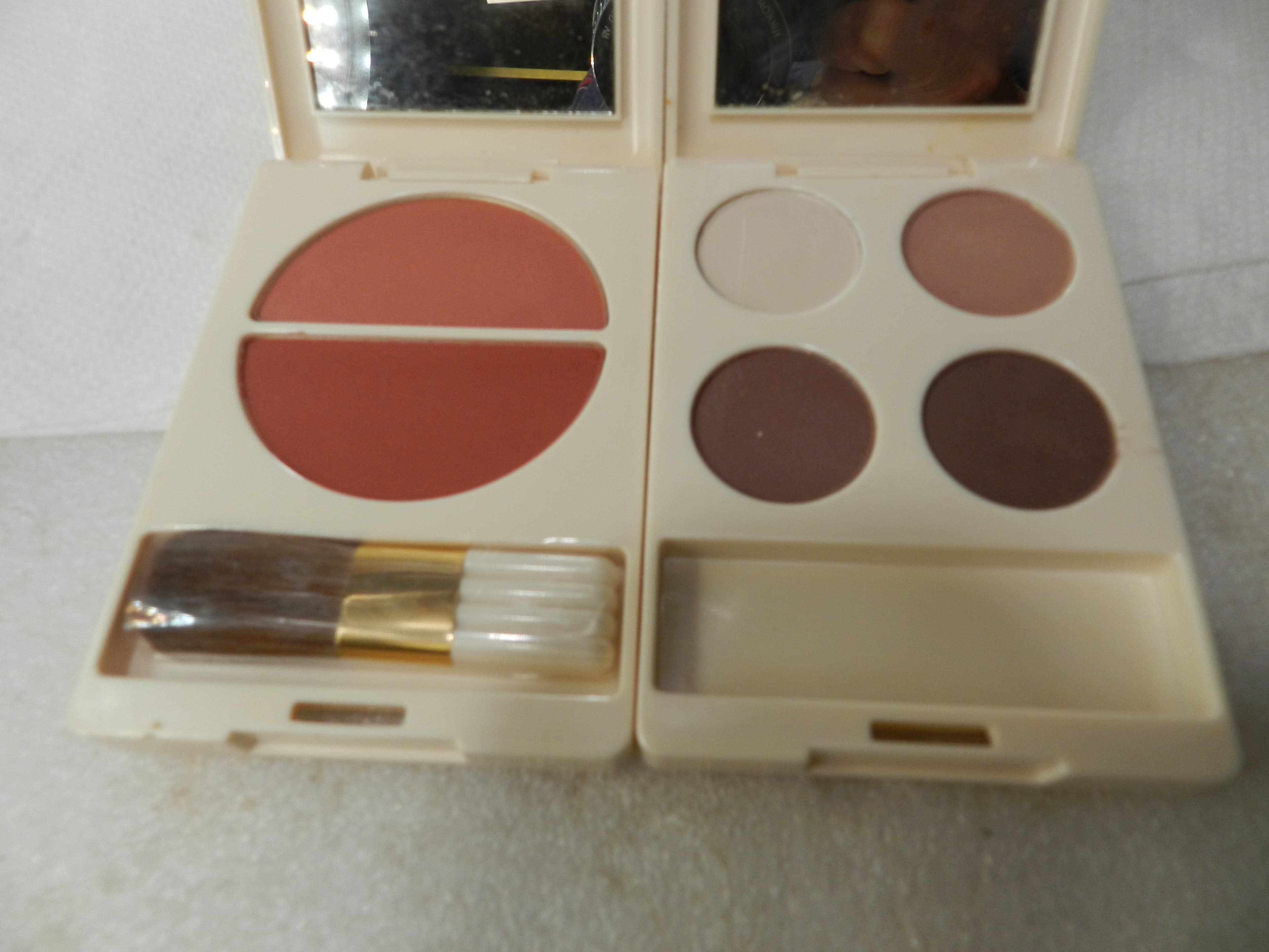 Vintage Estee Lauder All Day Makeup Kit Lip Stick Shadows Blush Pencil 10pc N14J - Thumbnail 5