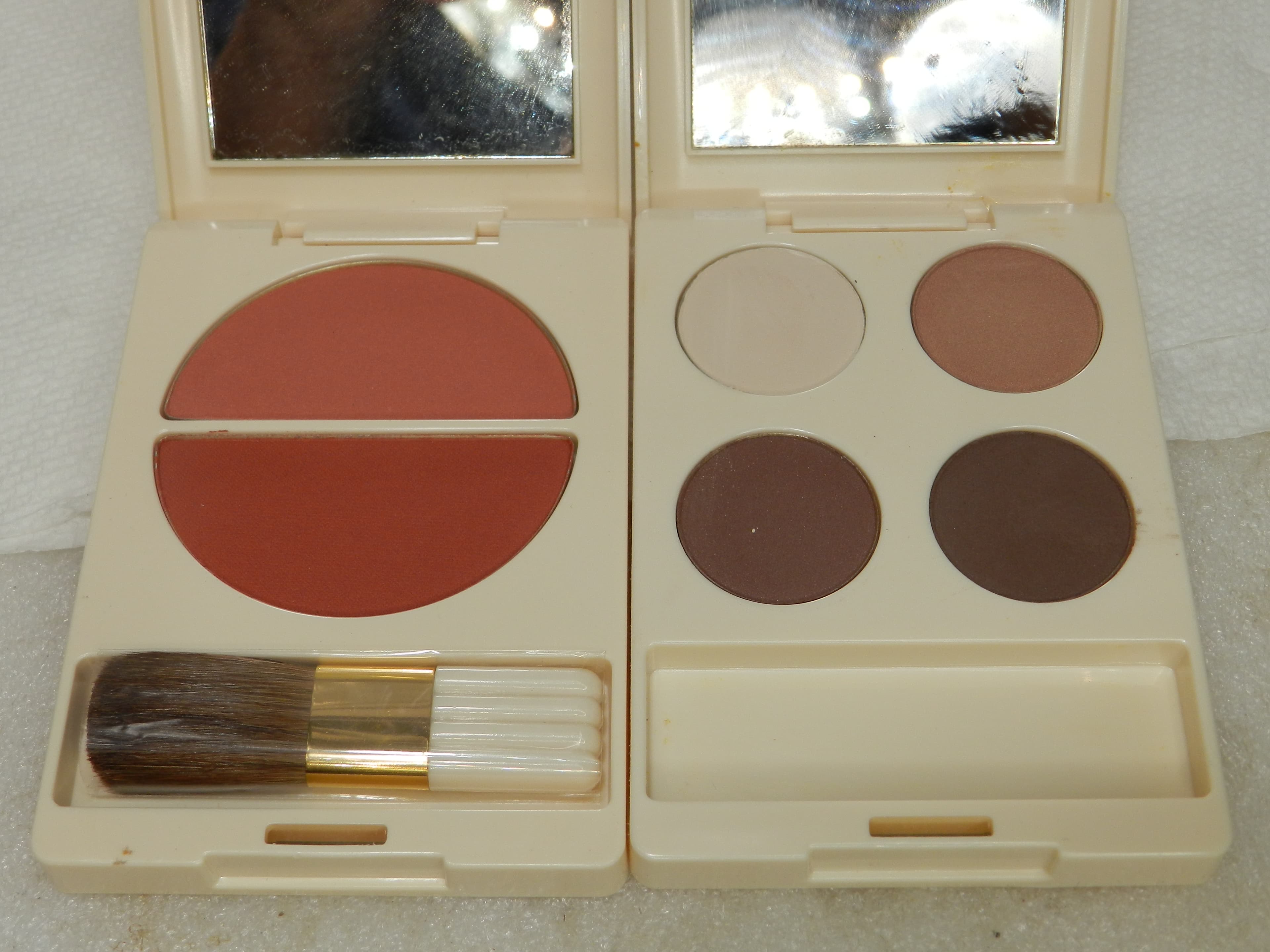 Vintage Estee Lauder All Day Makeup Kit Lip Stick Shadows Blush Pencil 10pc N14J - Thumbnail 6