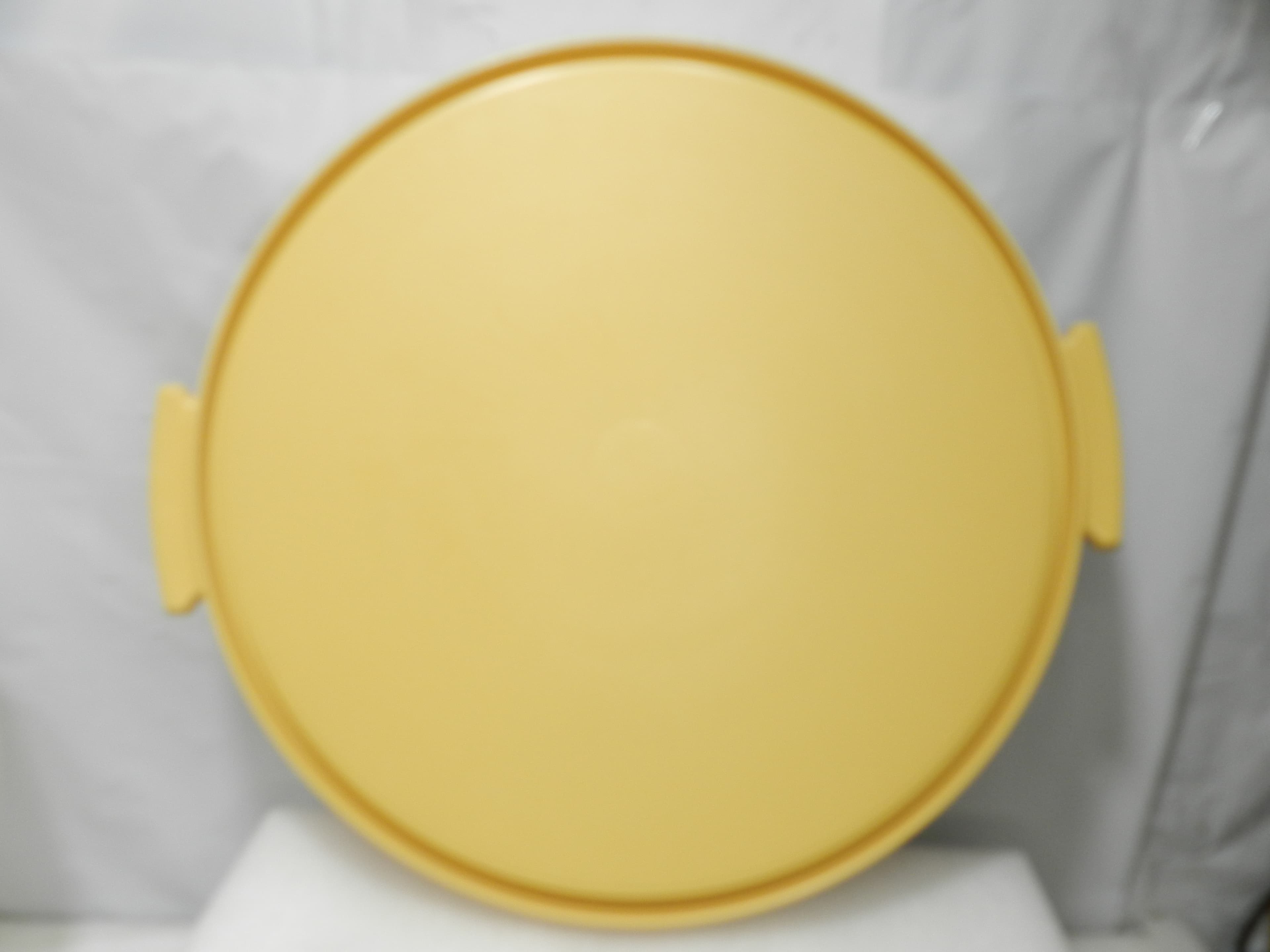 Tupperware Vintage Layer cake Pie Carrier Harvest Gold No Handle (N15J) - Thumbnail 6