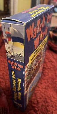 VHS Watch'em Work Wheels, Wings, And Moving Things And Kidstruction - Thumbnail 5