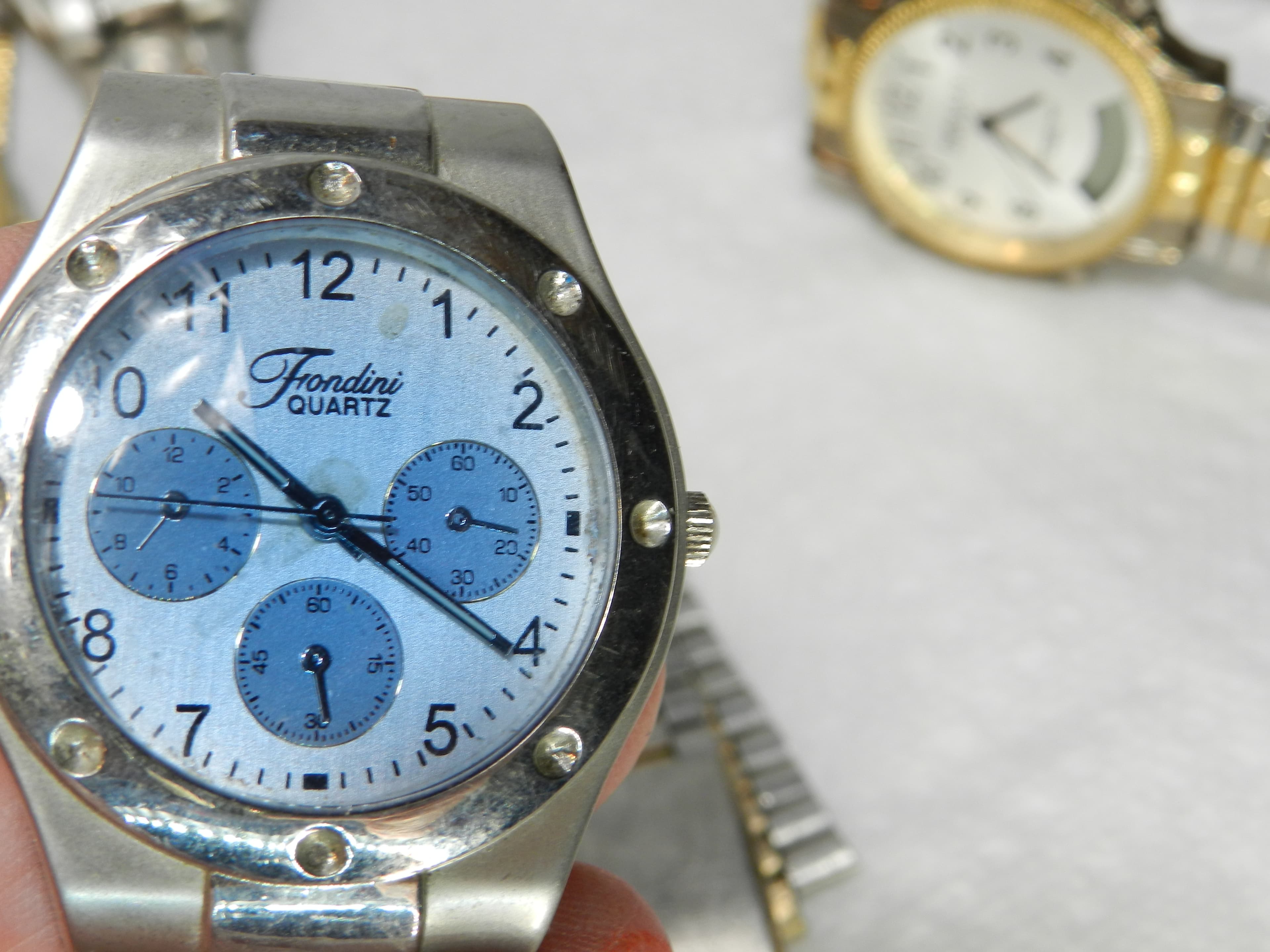 12 Vintage Mens Wrist Watches Mixed Brands (N25J) - Thumbnail 16