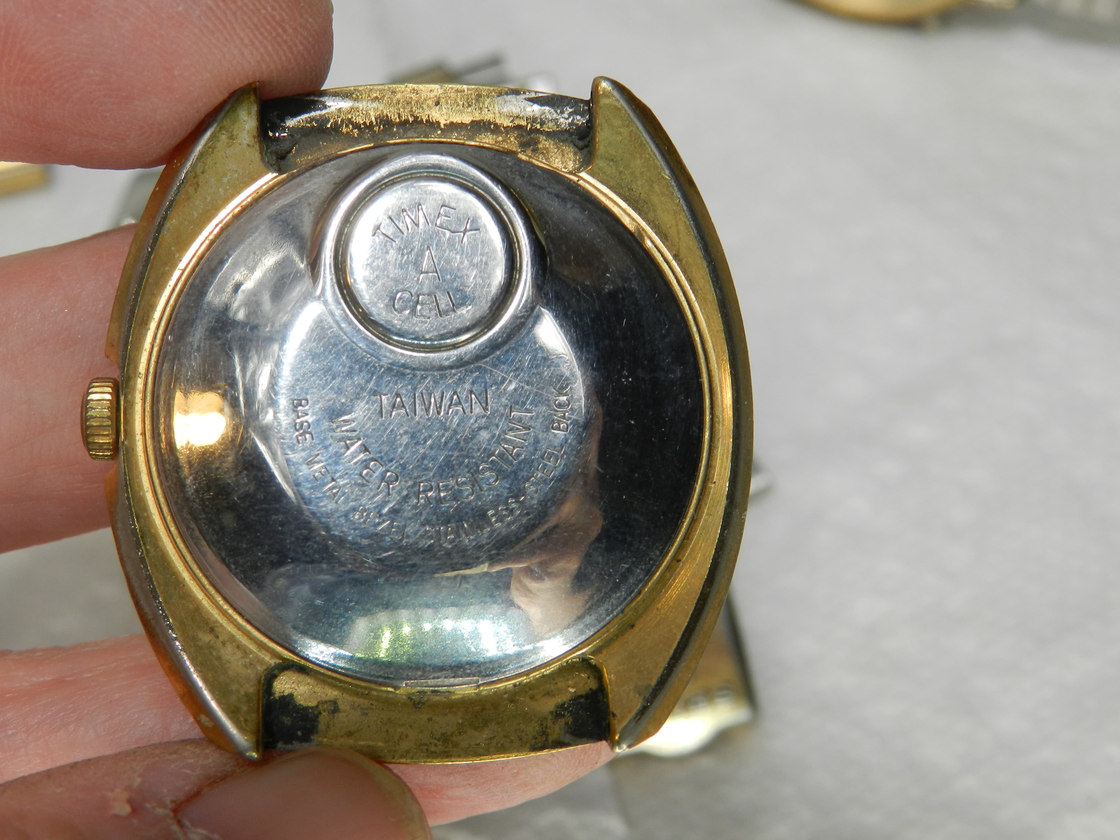 12 Vintage Mens Wrist Watches Mixed Brands (N25J) - Thumbnail 17