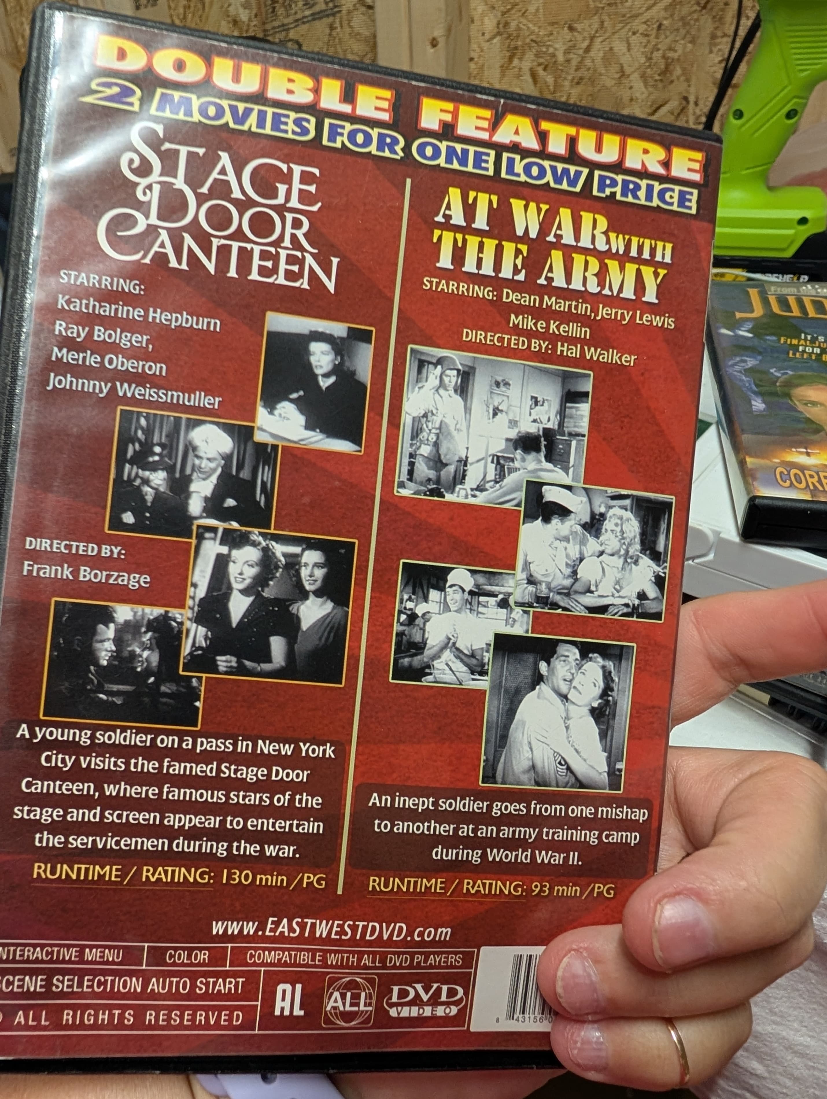 Double Feature DVD: Stage Door Canteen & At War with the Army - Thumbnail 2