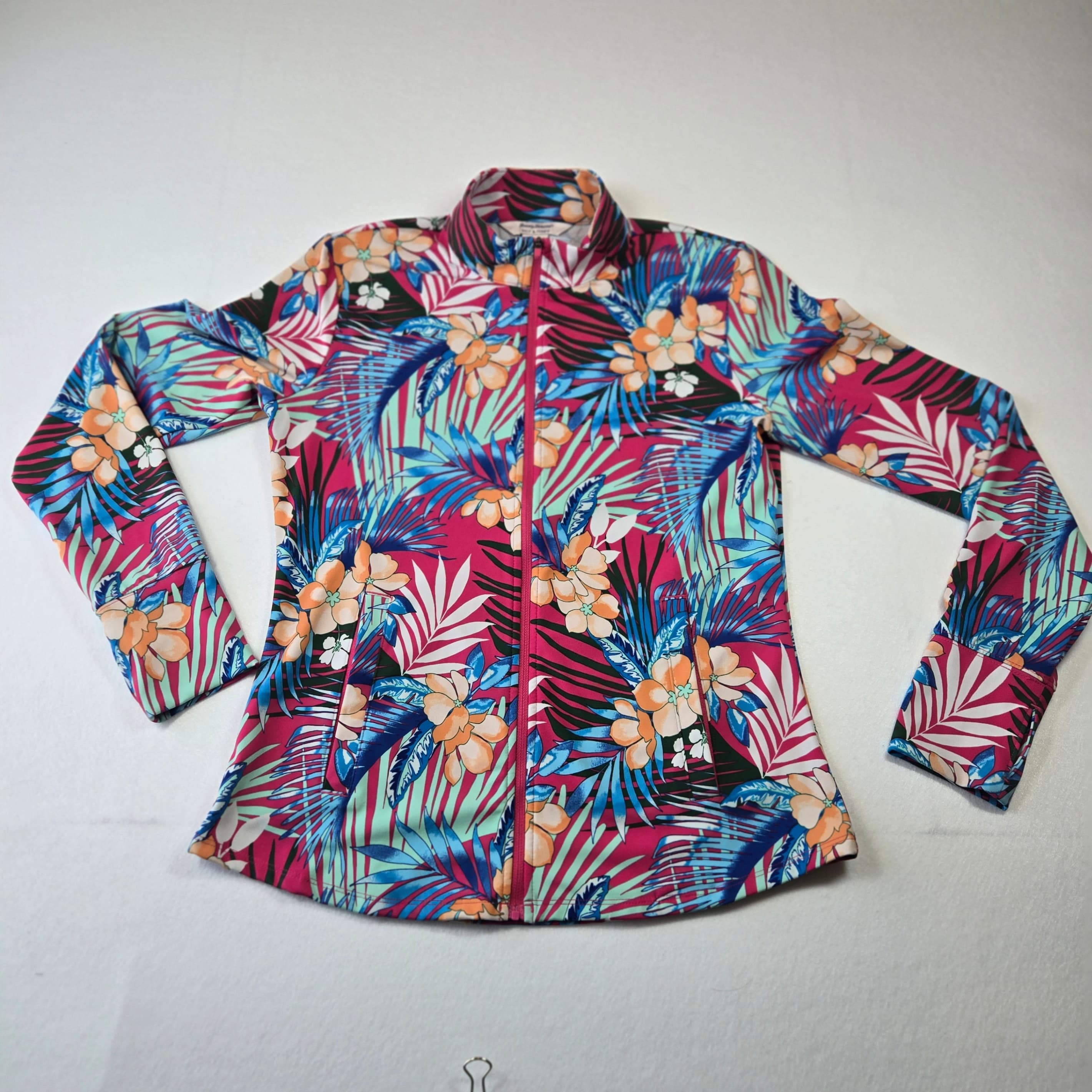 Tommy Bahama Golf log sleeved top Size M