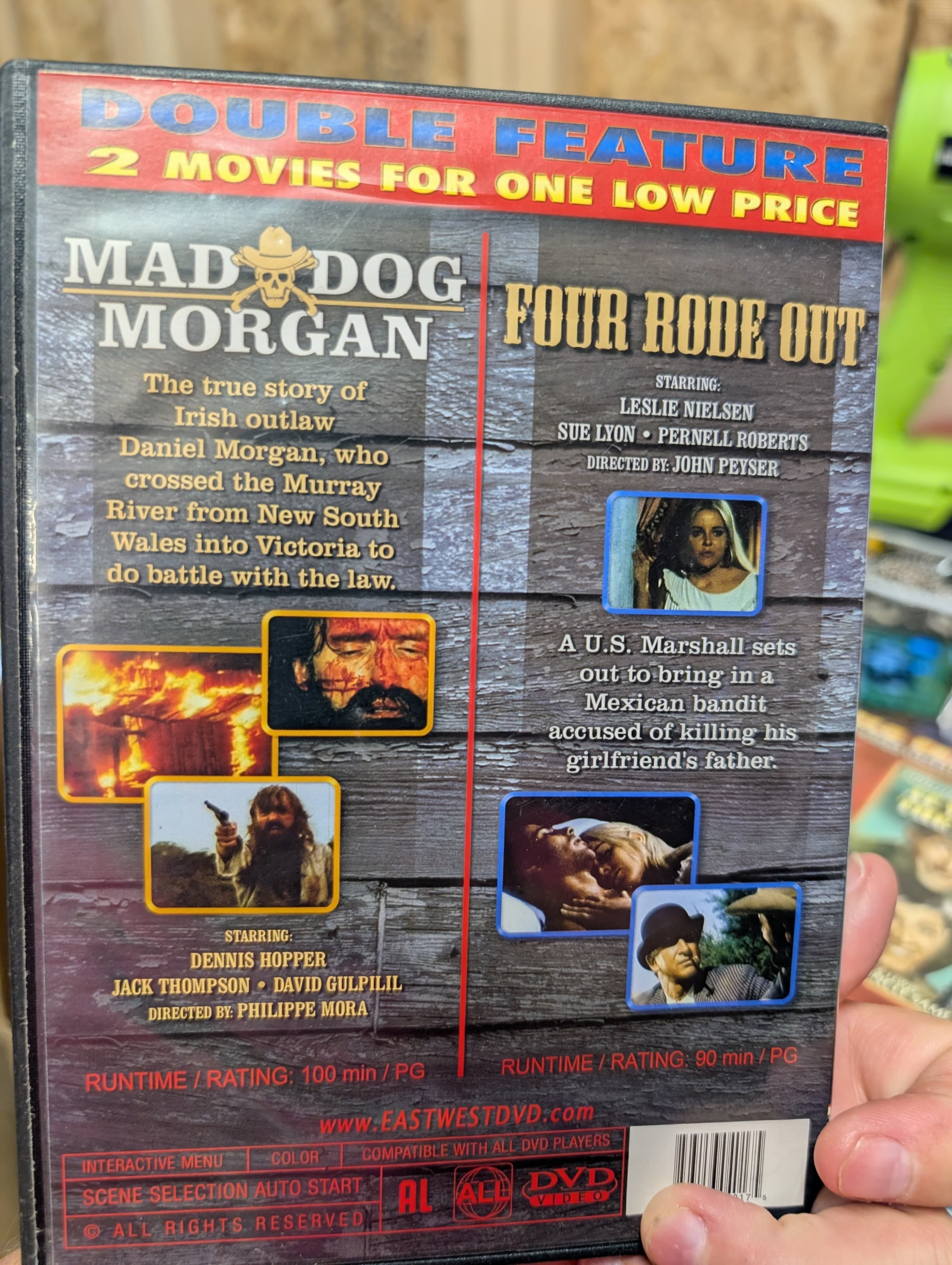 Double Feature DVD: Mad Dog Morgan & Four Rode Out - Thumbnail 2