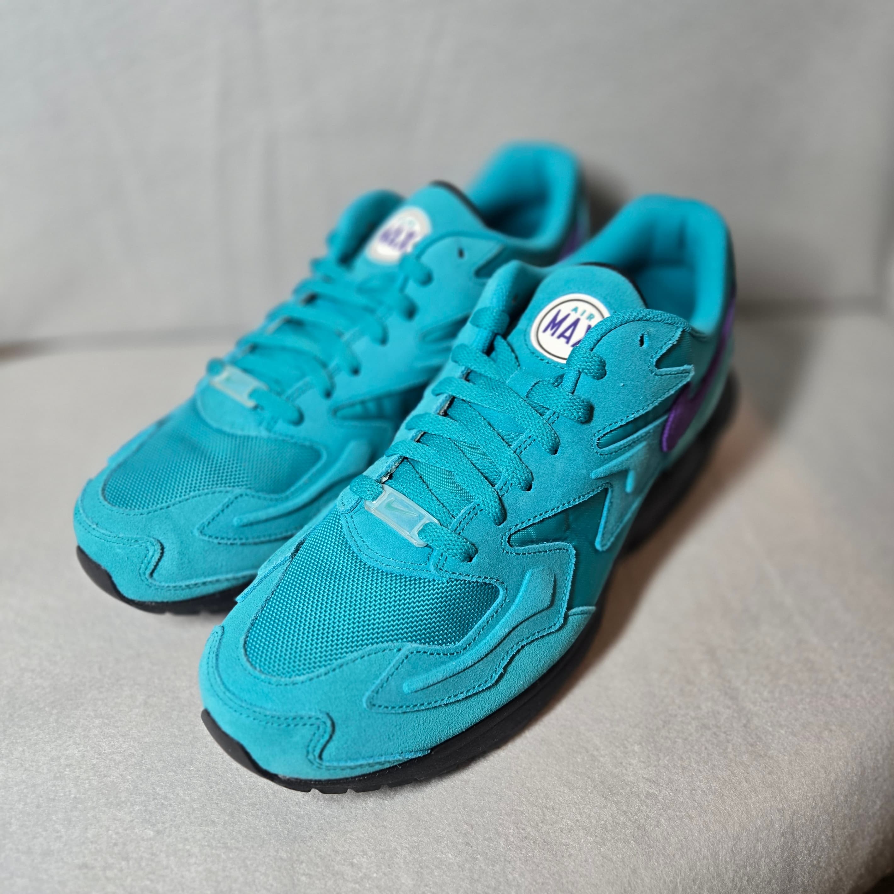 Nike Air Max Sneakers Teal Purple Size 12