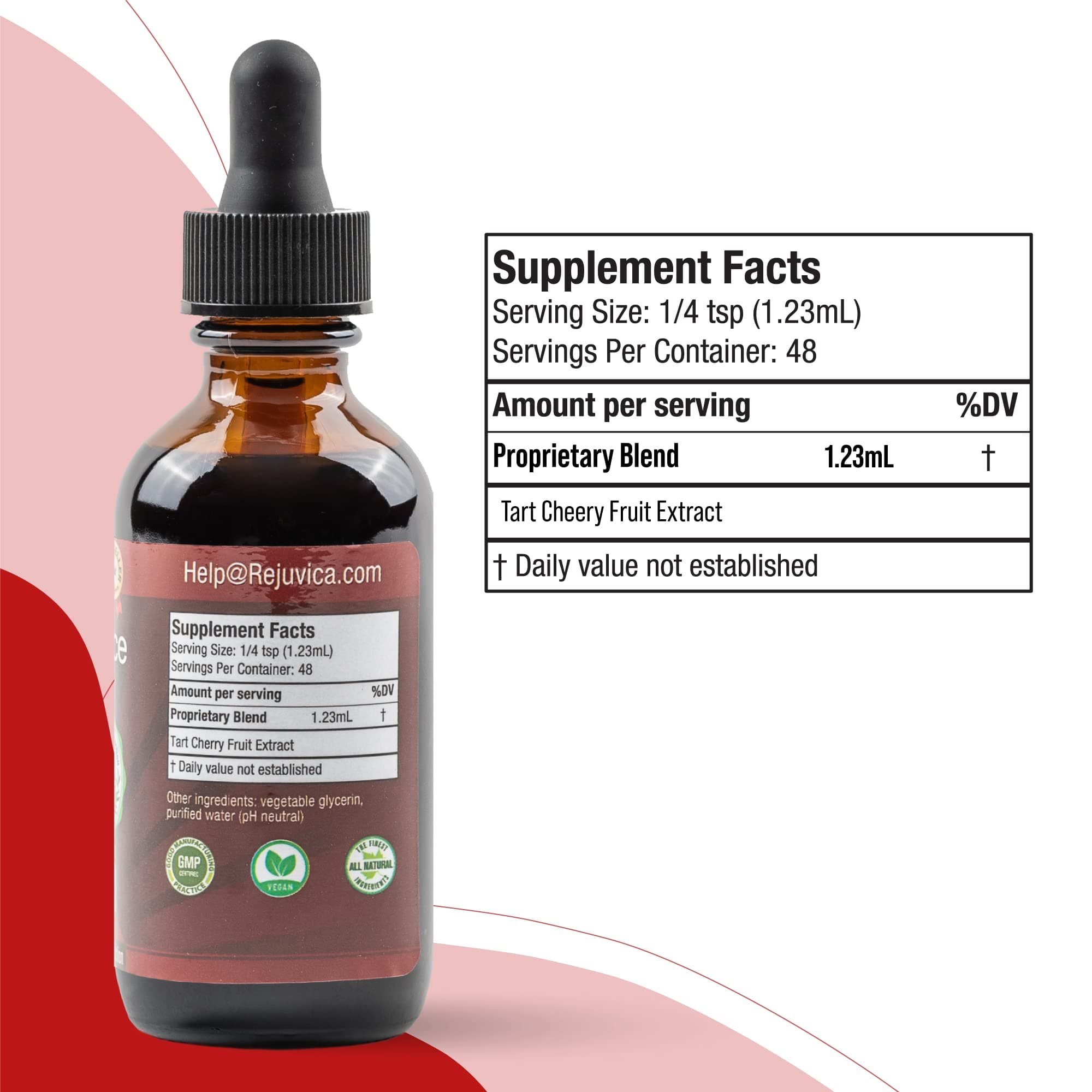 Rejuvica Health Cherry Force - Advanced Tart Cherry Extract - Real Tart - Thumbnail 2