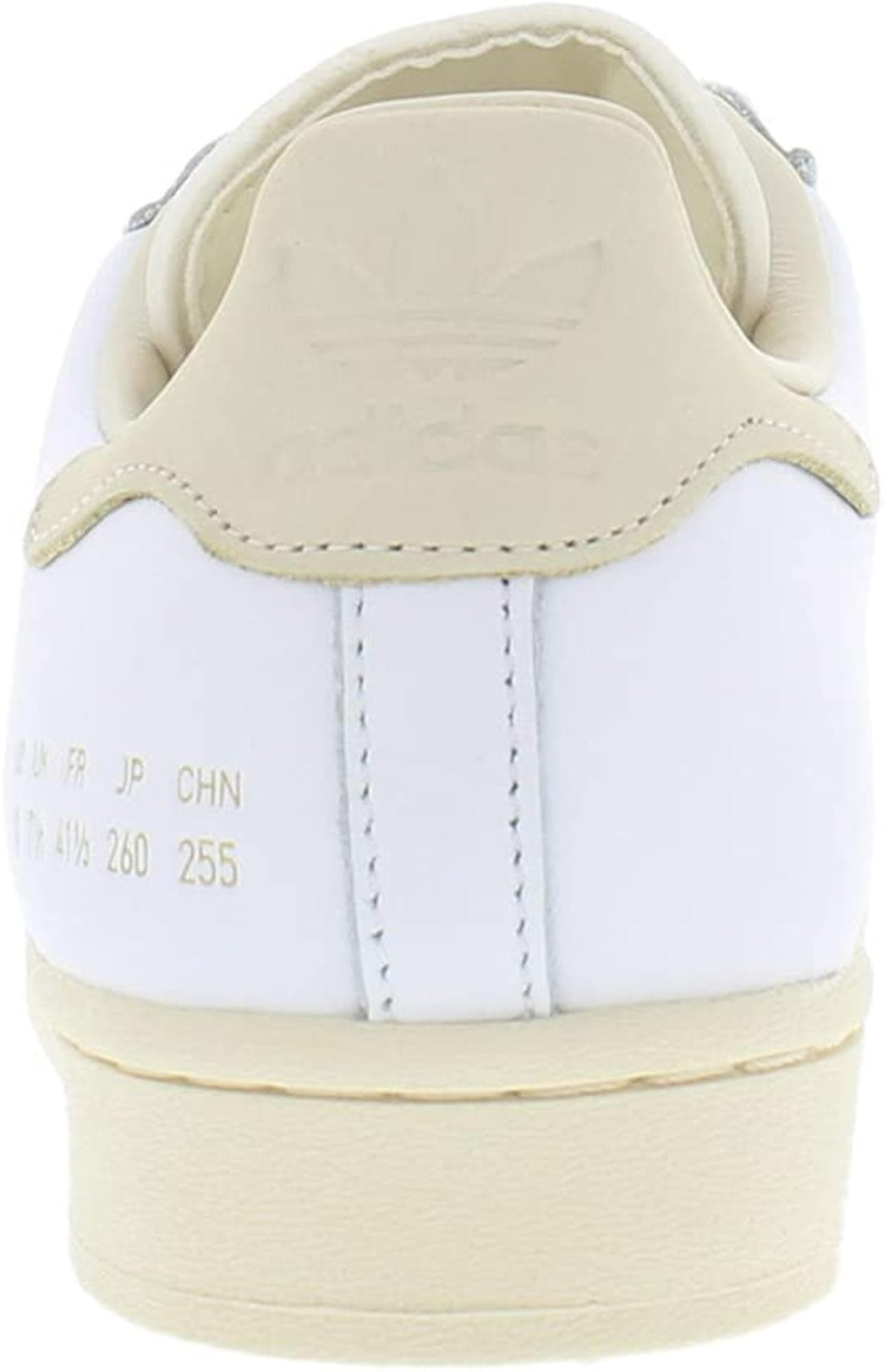 adidas Men's Originals Superstar Shoes - Cloud White/Cream White/Blue Bird - 5 - Thumbnail 4