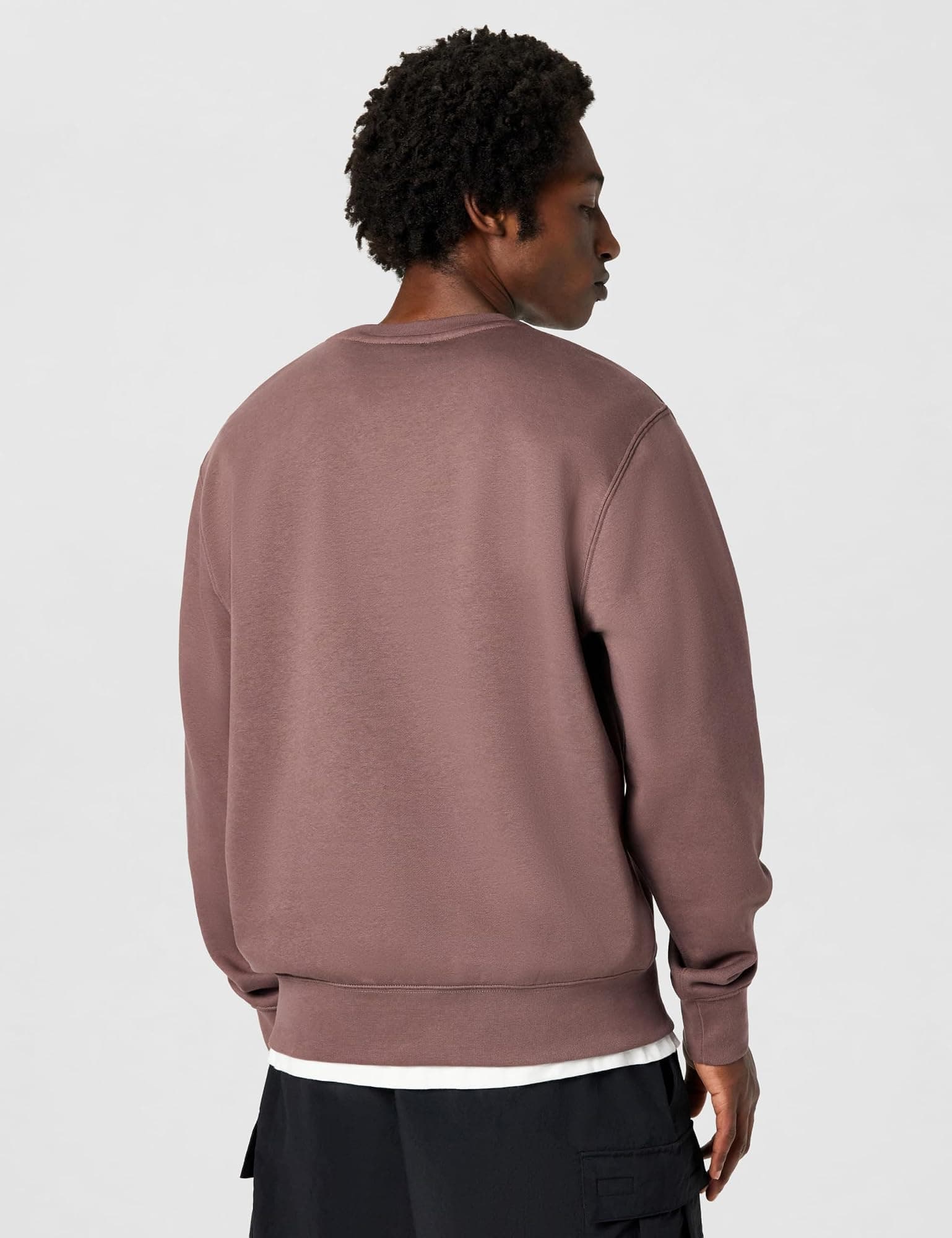 Nike Men's Club Fleece Crew Sweatshirt - Tattoo/White - Medium - Thumbnail 4