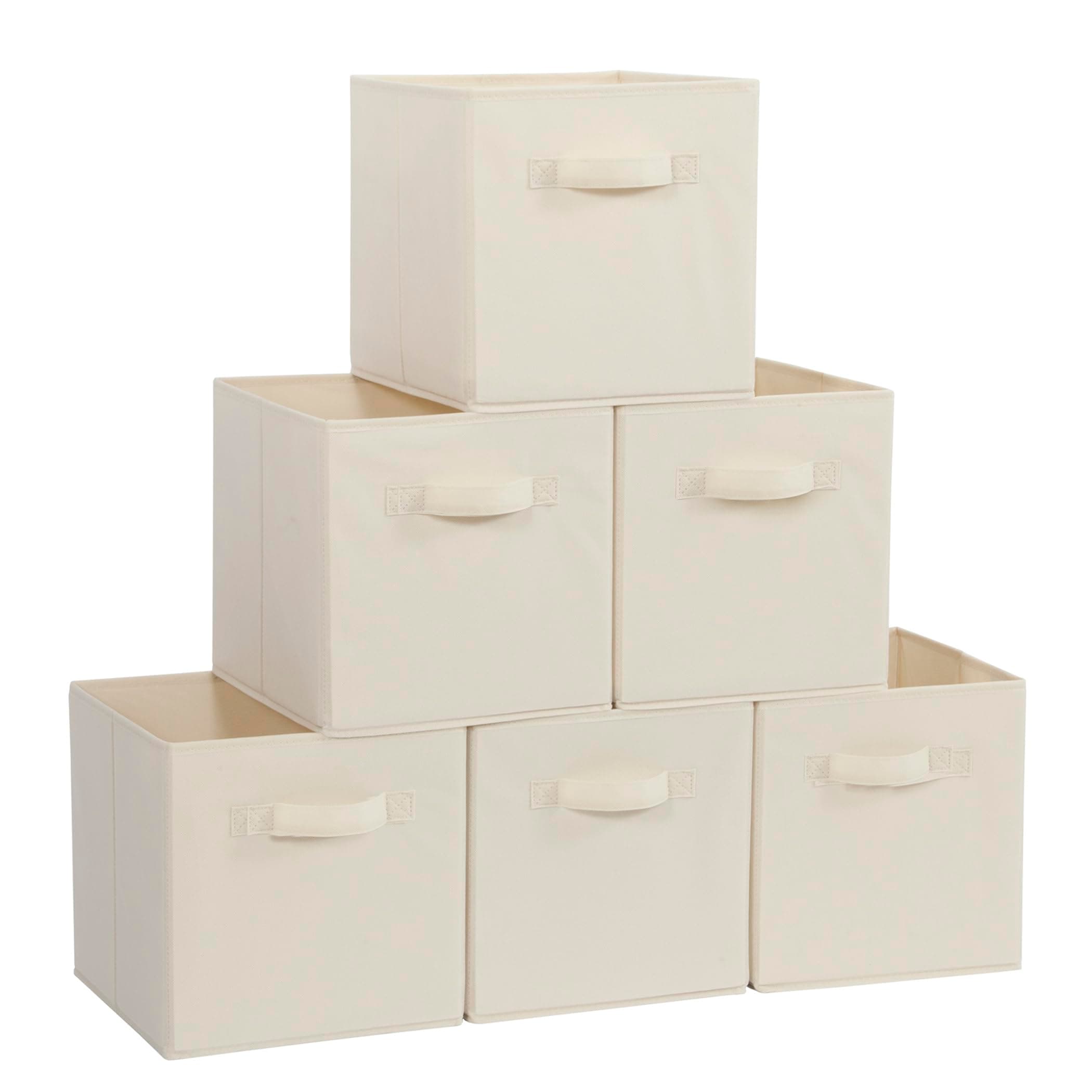 Storageideas Storage Cubes 11 Inch Cube Storage Bins Set Of 6 Fabric Foldable - Thumbnail 5