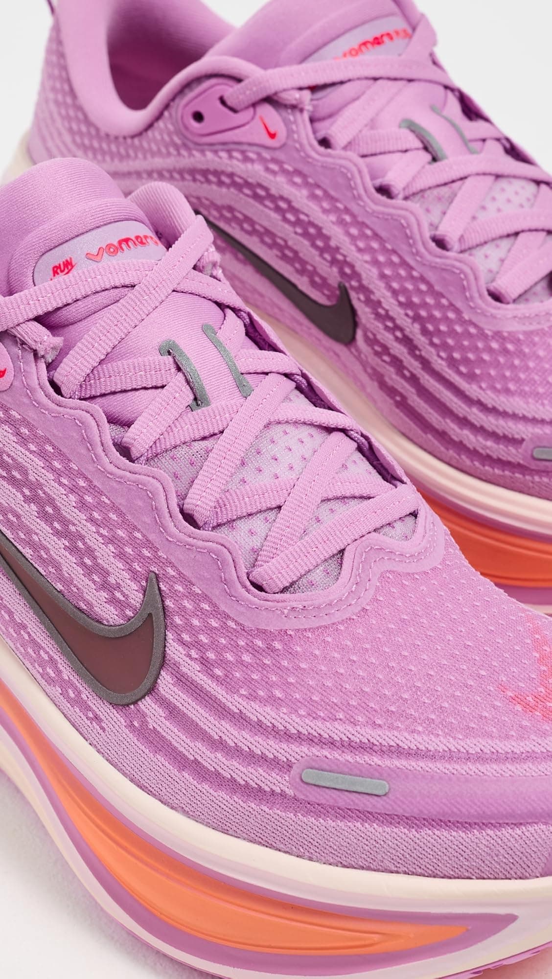 Nike Women's Vomero Plus Sneakers - Magenta/Black/Pink Foam/Violet - 8 - Thumbnail 5