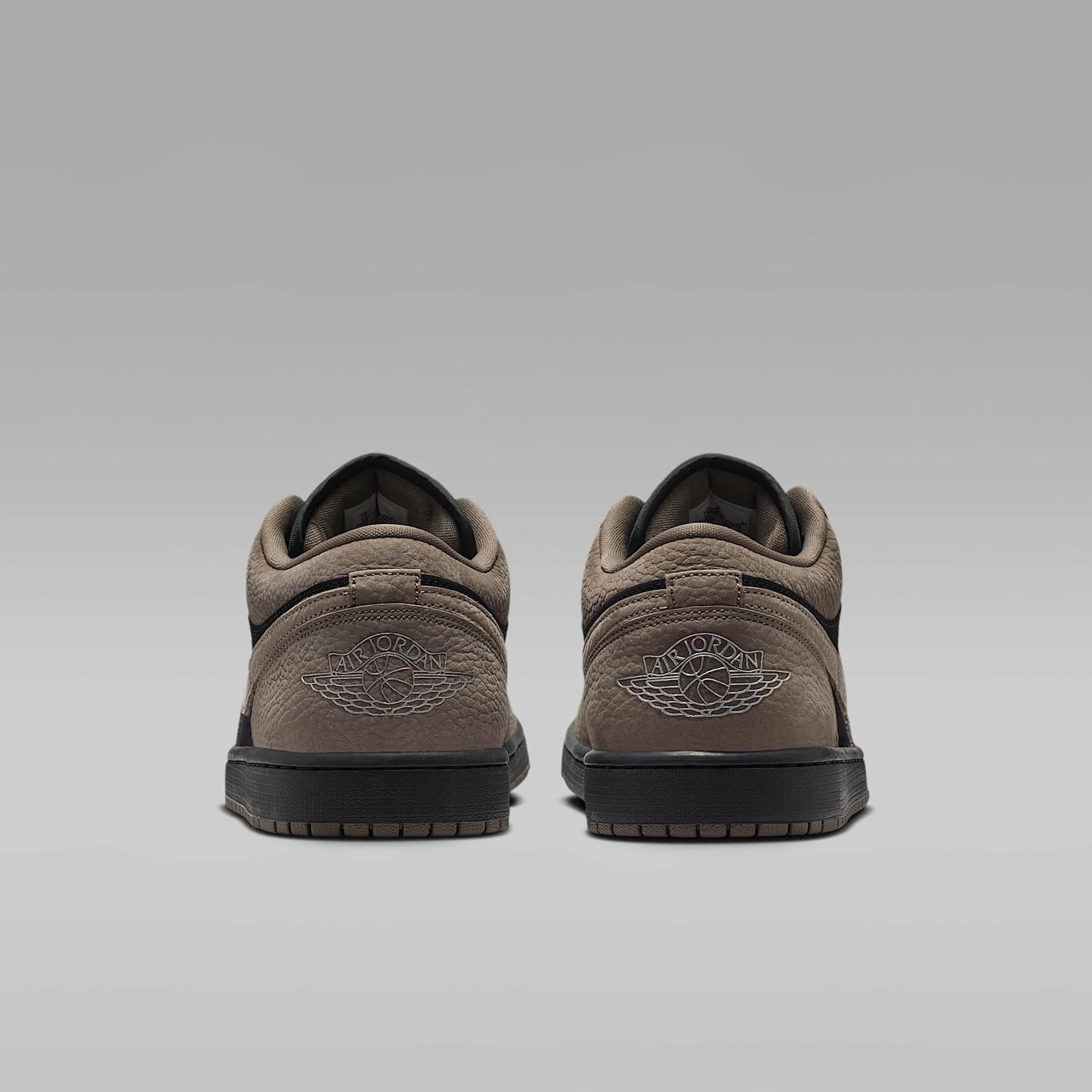 Air Jordan 1 Low SE Men's Shoes (Black/Light Wild Mango/Olive Grey) - Black/Ligh - Thumbnail 6