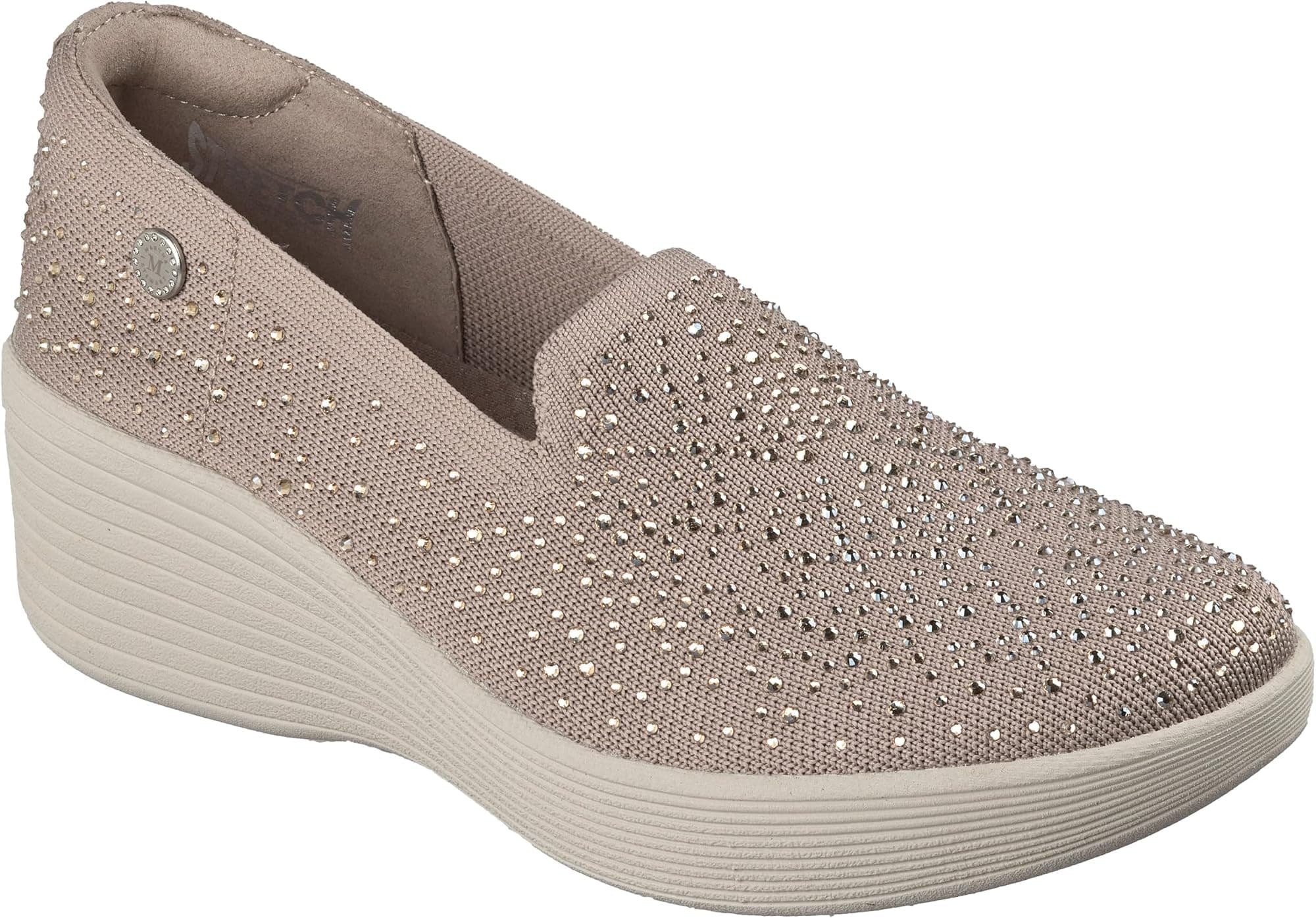 Skechers Womens Martha Stewart Relaxed Fit Parallel Lite - Lavish - Taupe - 6.5 - Thumbnail 4