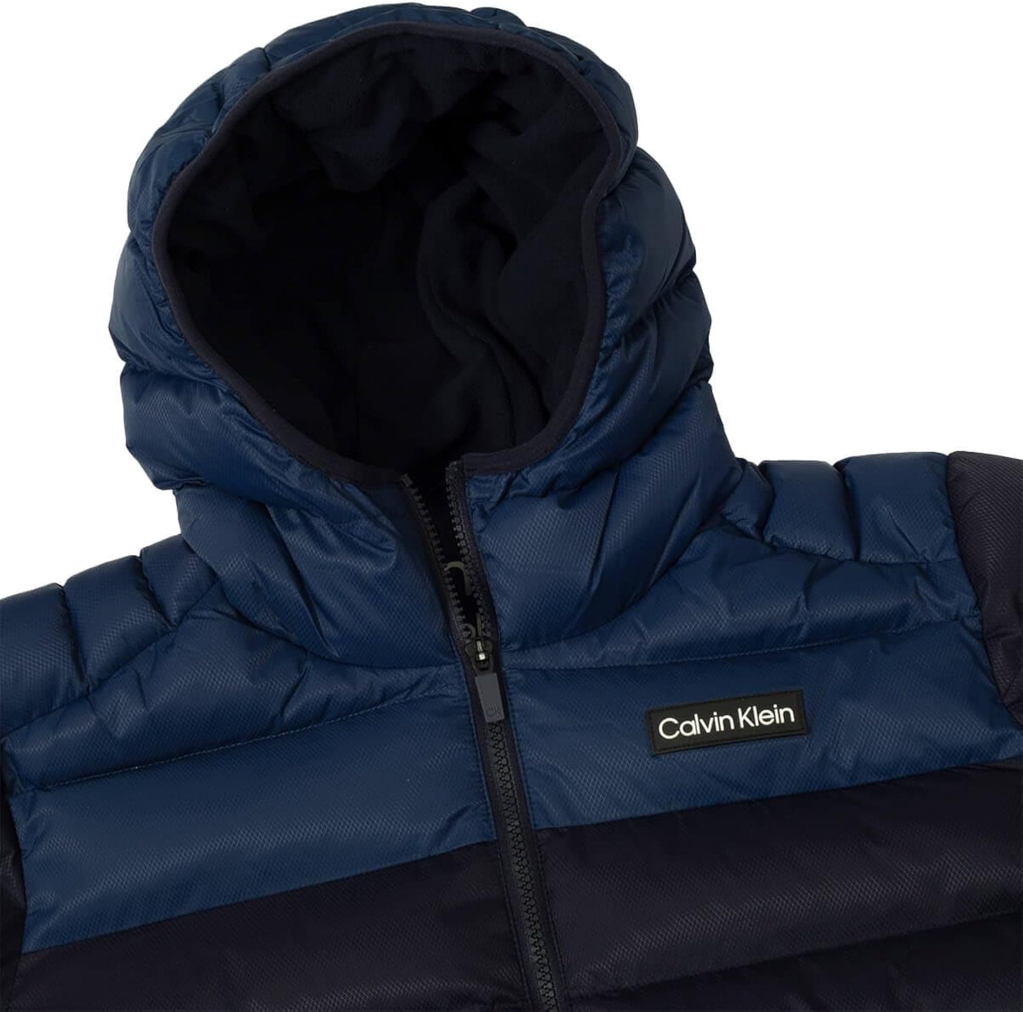 Calvin Klein Men's San Gabriel Padded Woven Jacquard Jacket - Navy Northsea - Sm - Thumbnail 5