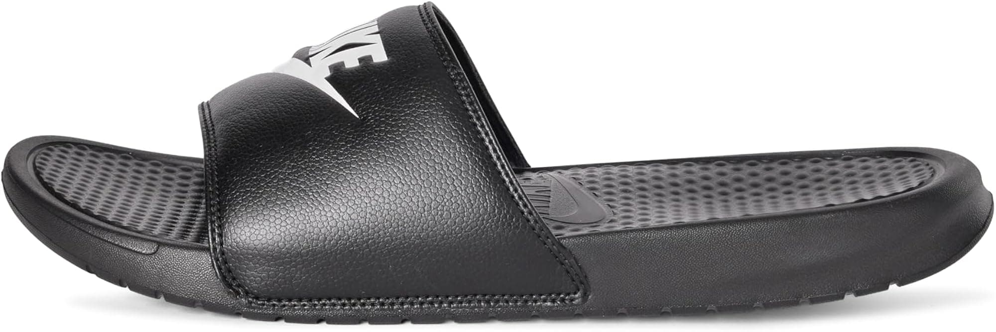 Nike Unisex Adult Benassi JDI Sandal - Black/White - 13.0